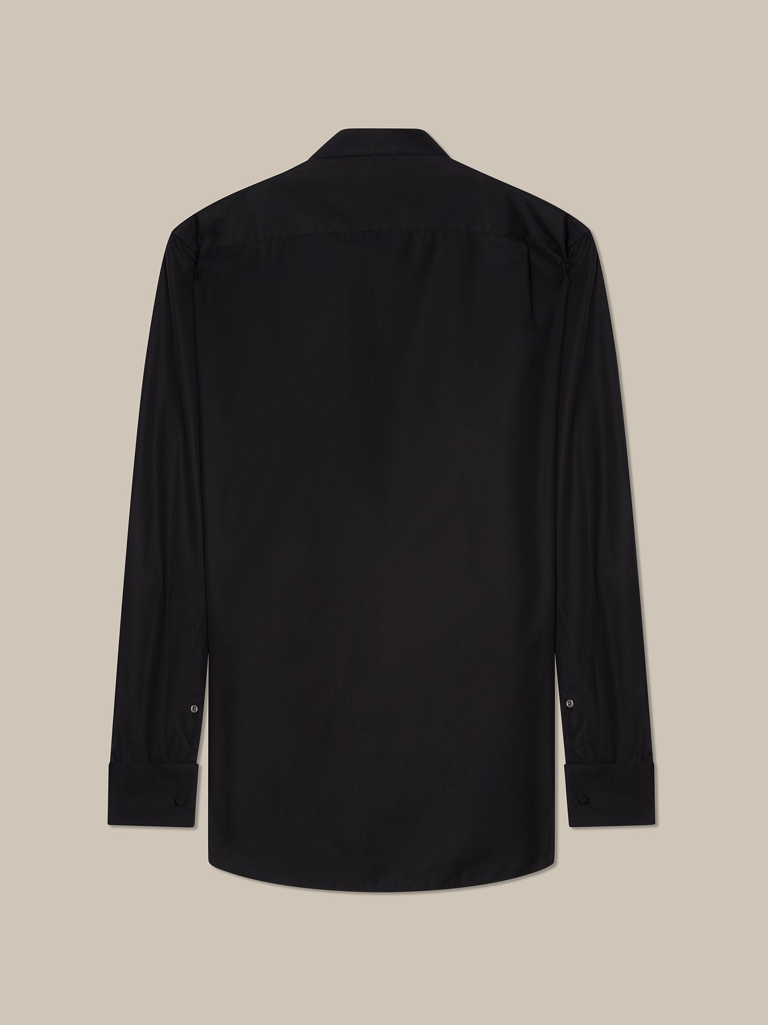 Robert Talbott Reynolds camicia cotone nera 16