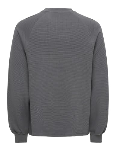 ONLY & SONS Onsverratti Felpa Uomo M Girocollo Waffle Relaxed