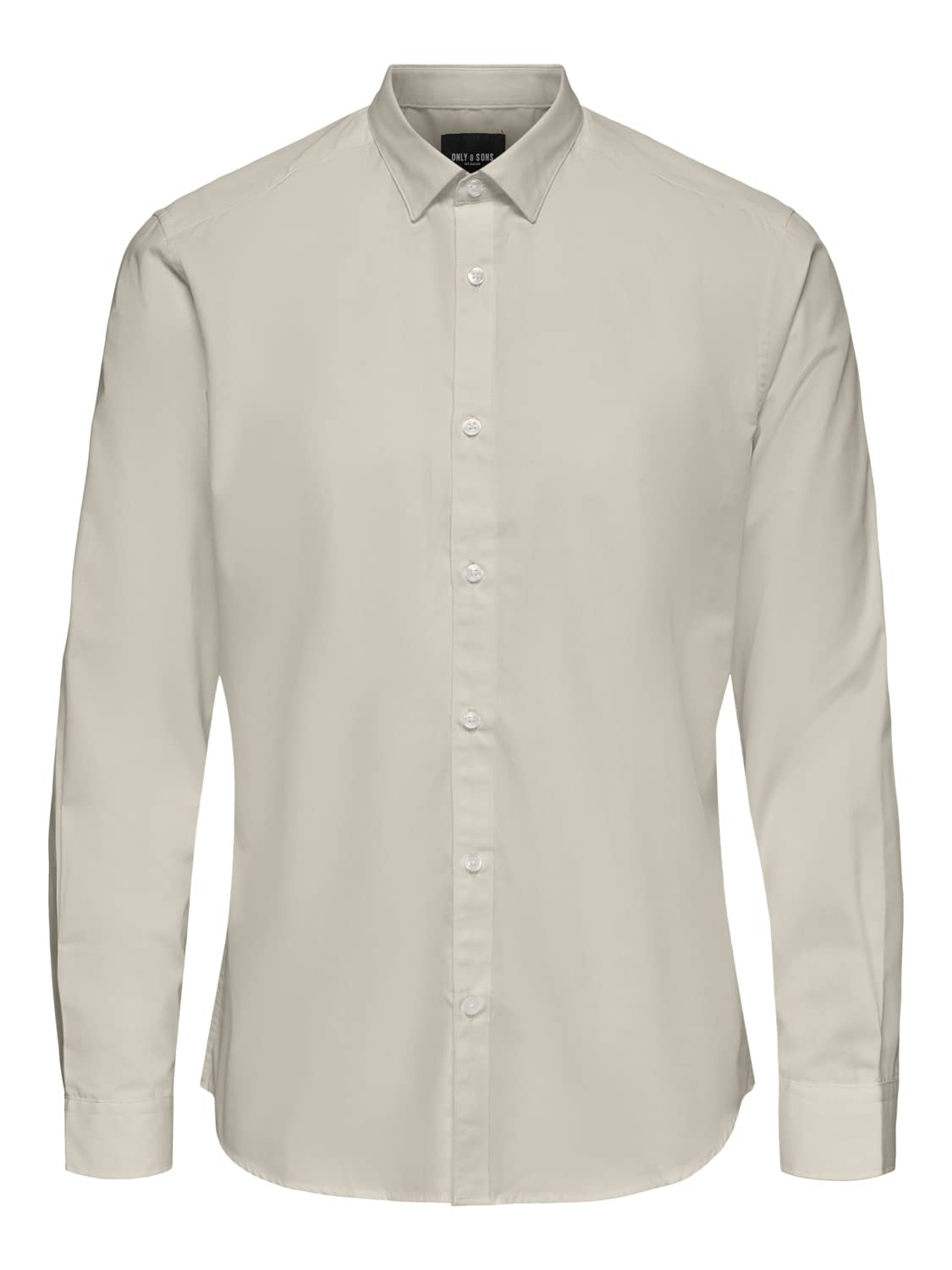 ONLY & SONS SANE Poplin Camicia uomo XL nero slim
