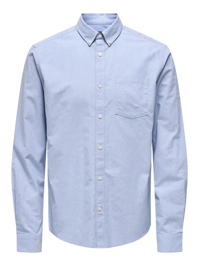 ONLY & SONS Onsneil Oxford Camicia Uomo Cotone