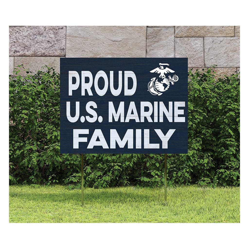 7.62 Design USMC Proud Marines cartello giardino 18x24