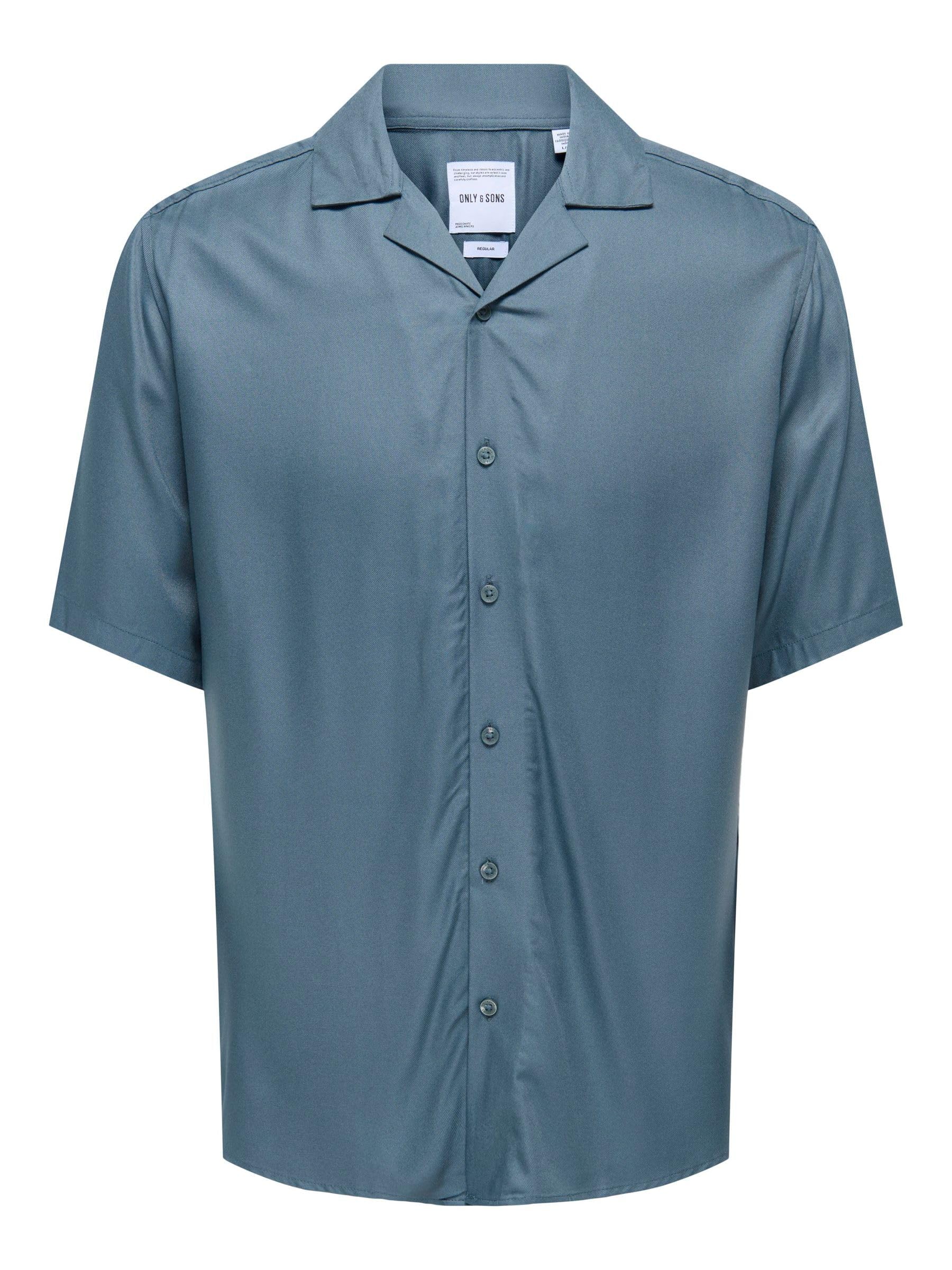 Only & Sons Onsdash Visc Camicia Uomo L Grigia