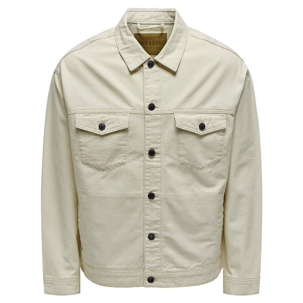 ONLY & SONS End Ovz 4470 Giacca Uomo Canvas Taglia XL Leggera