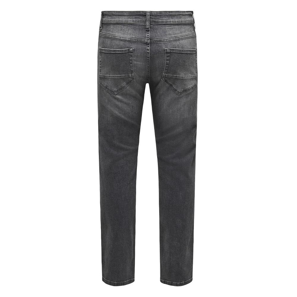 Only & Sons Weft 9407 jeans regular grigio 27W/32L
