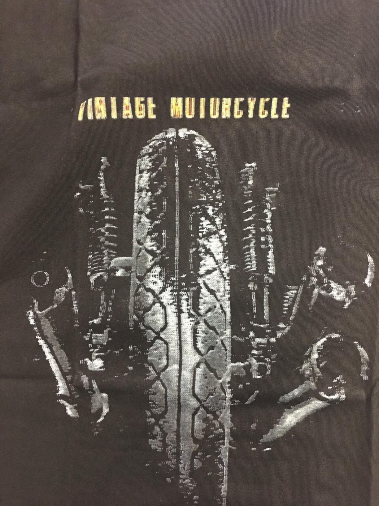 Makaya T-Shirt Uomo Moto Vintage Mach 4 Maglietta Cotone Nero