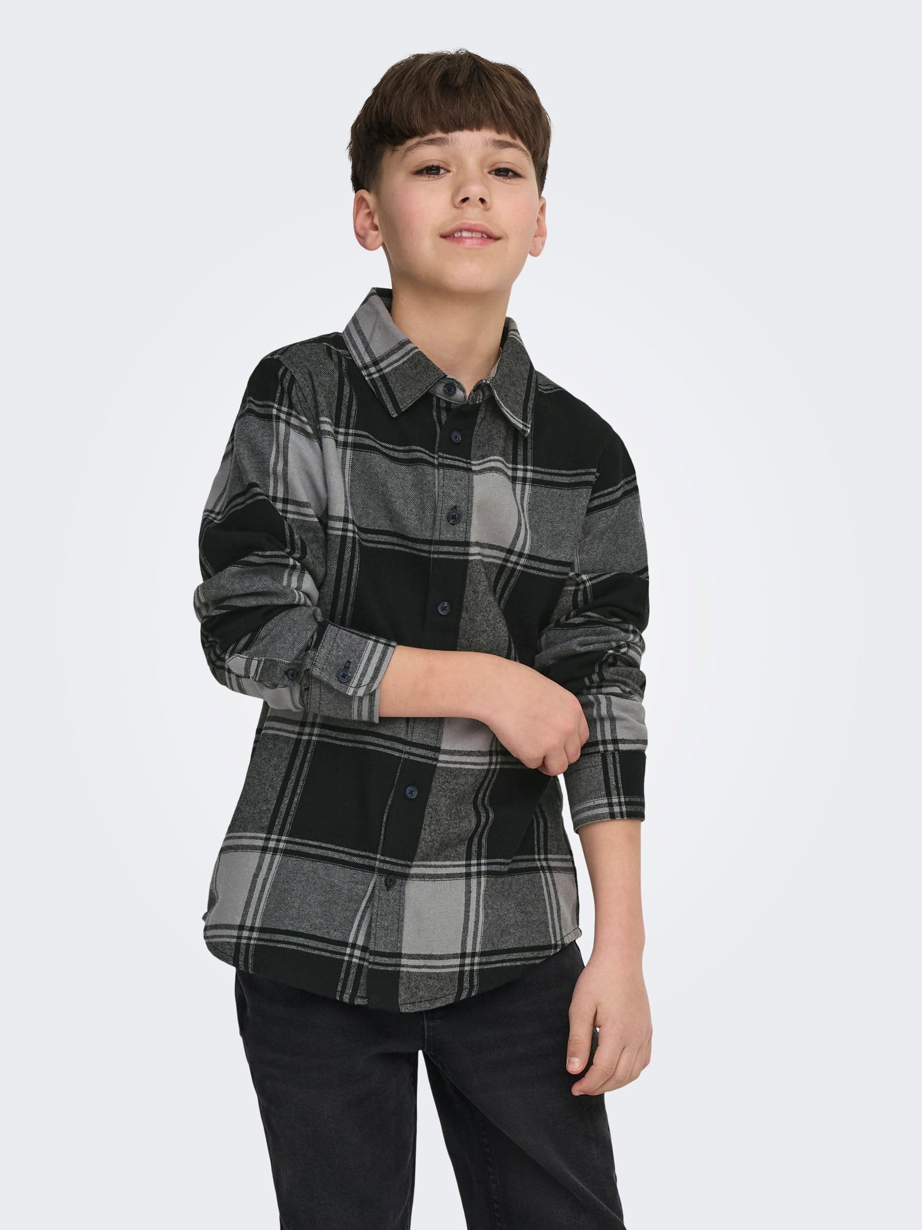 Only Kids Osjgudmund Checked Camicia Ragazzo 176 Quadri