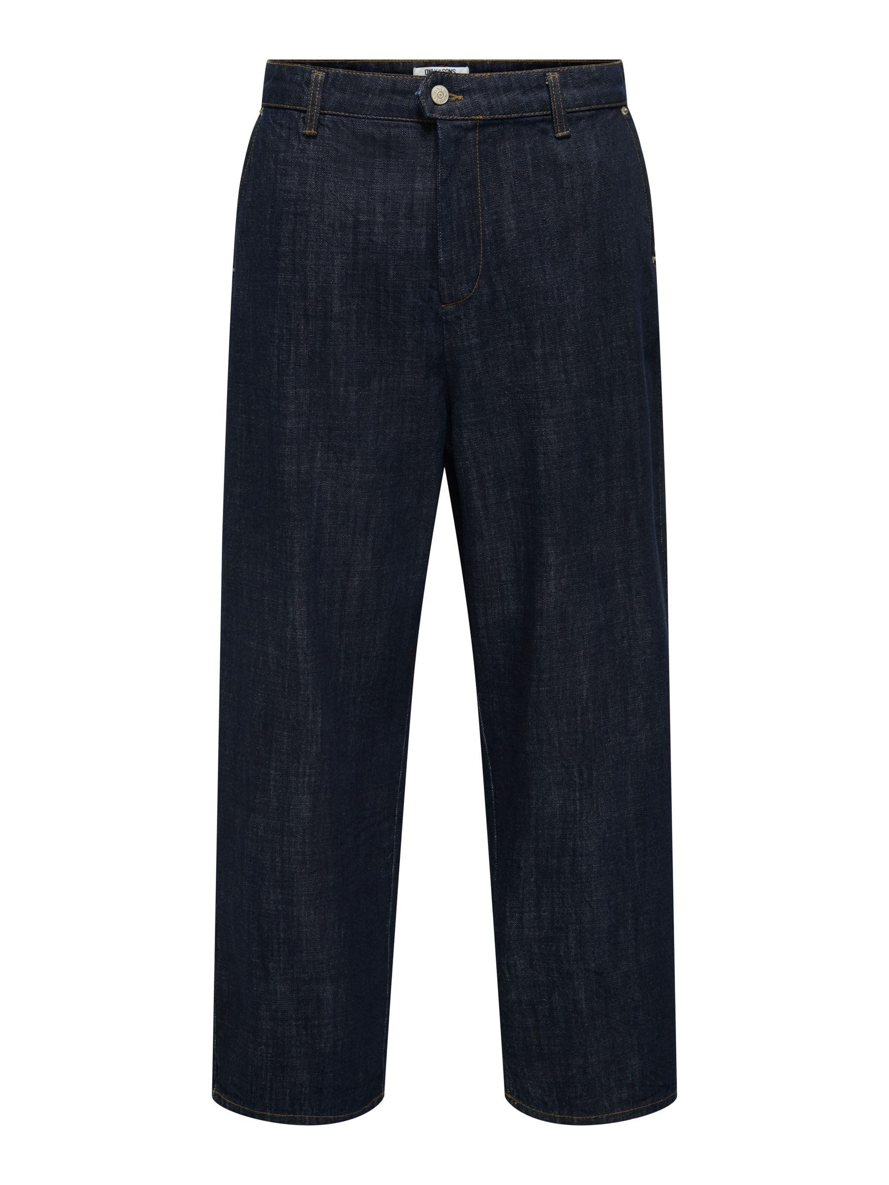 Only & Sons Onsdani Jeans Uomo Blu Scuro 32W/34L