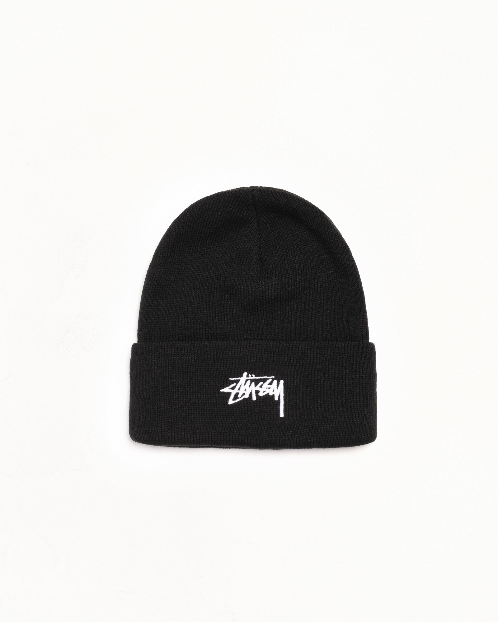 Stussy Cuff Beanie Stock berretto nero acrilico
