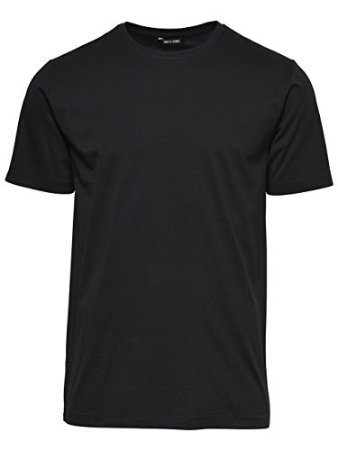 ONLY & SONS T-shirt Uomo Blu Dark Navy XXL in Jersey