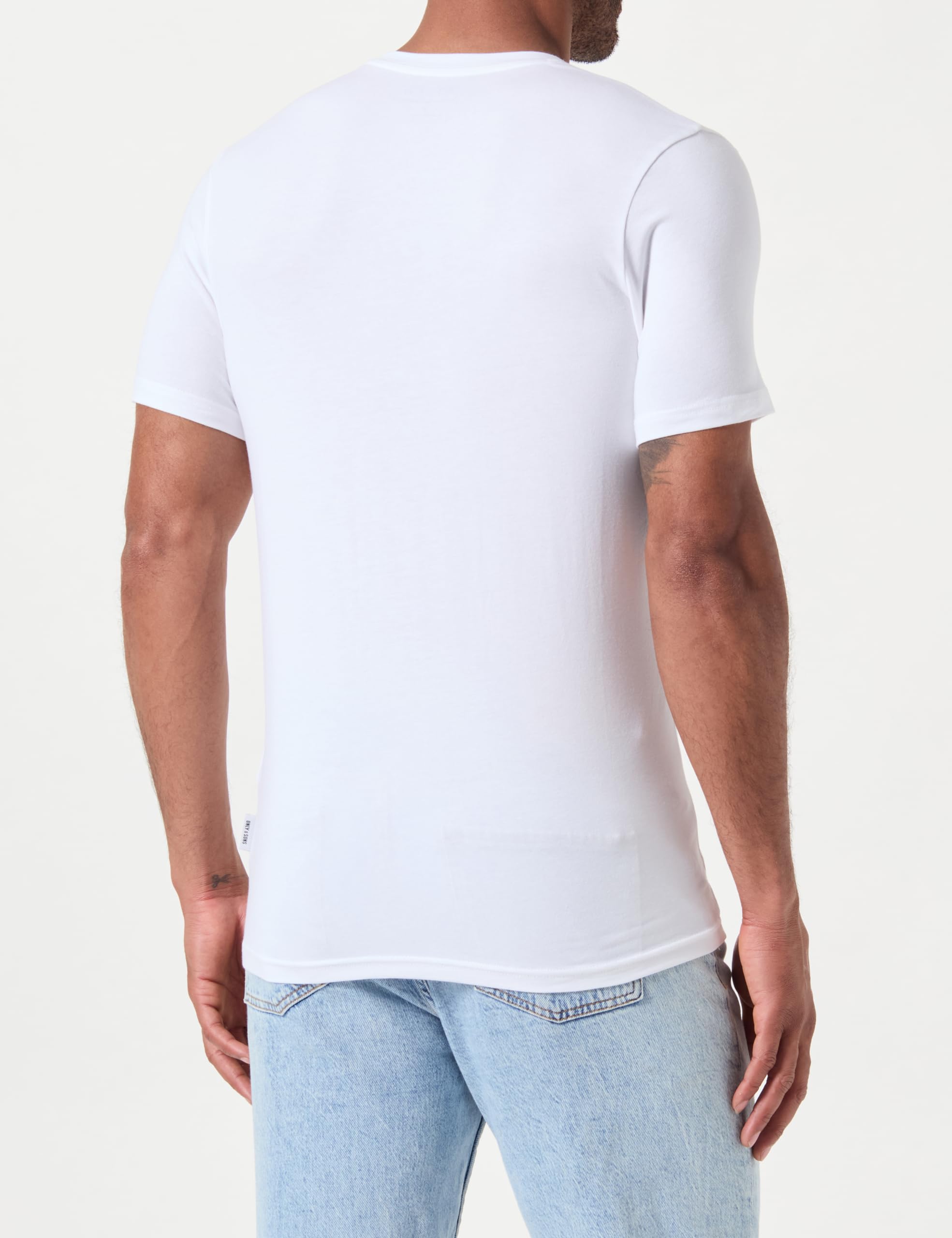 ONLY & SONS Onstheo T-Shirt Uomo Bianca 2 Pack Taglia L