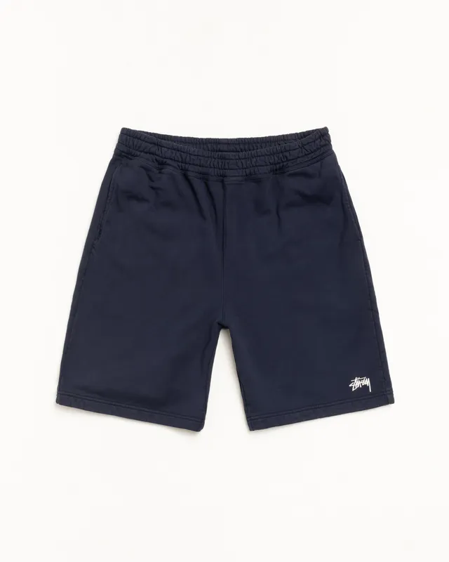 Stussy Stock Logo Sweatshort pantaloncini navy
