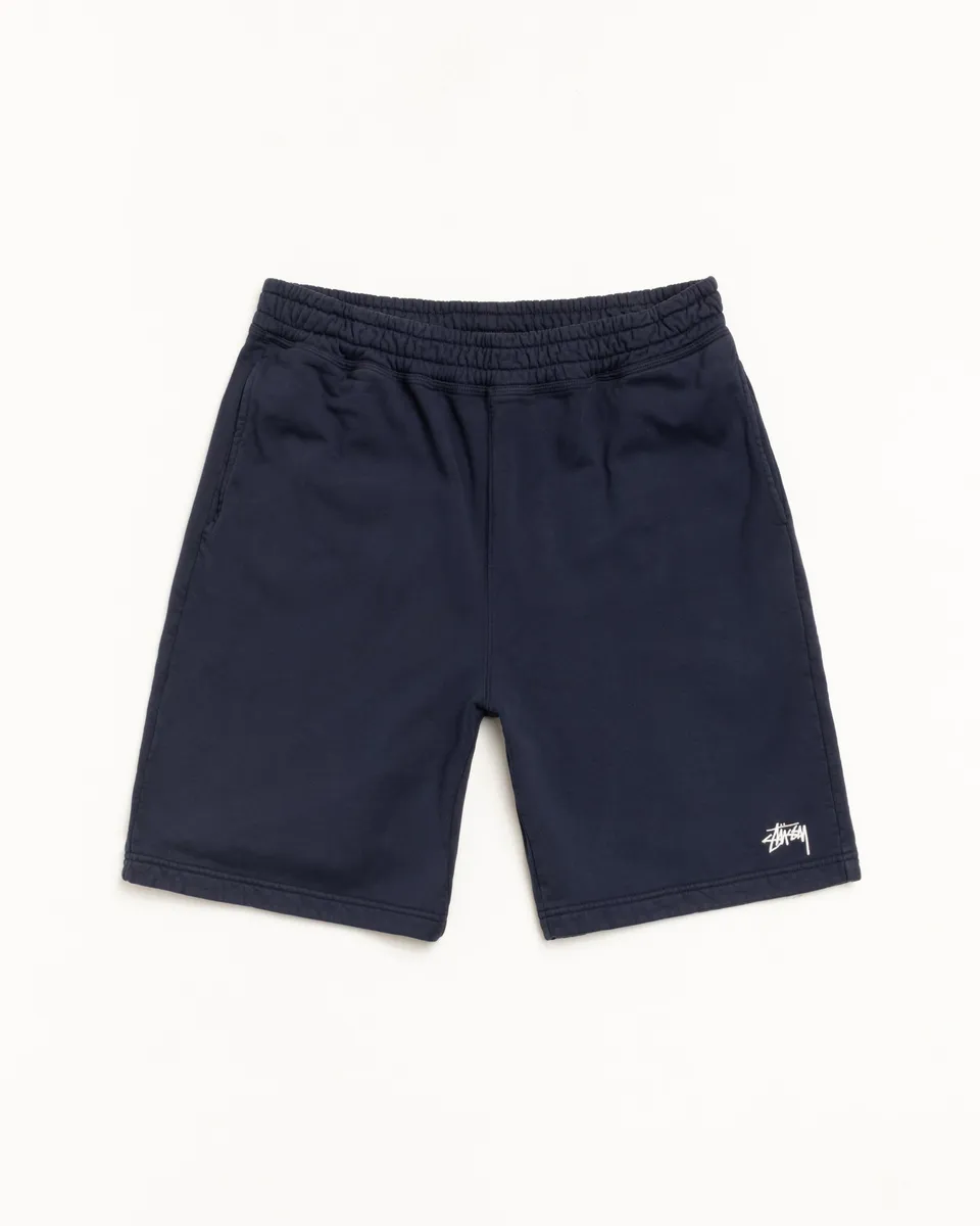 Stussy Stock Logo Sweatshort pantaloncini navy