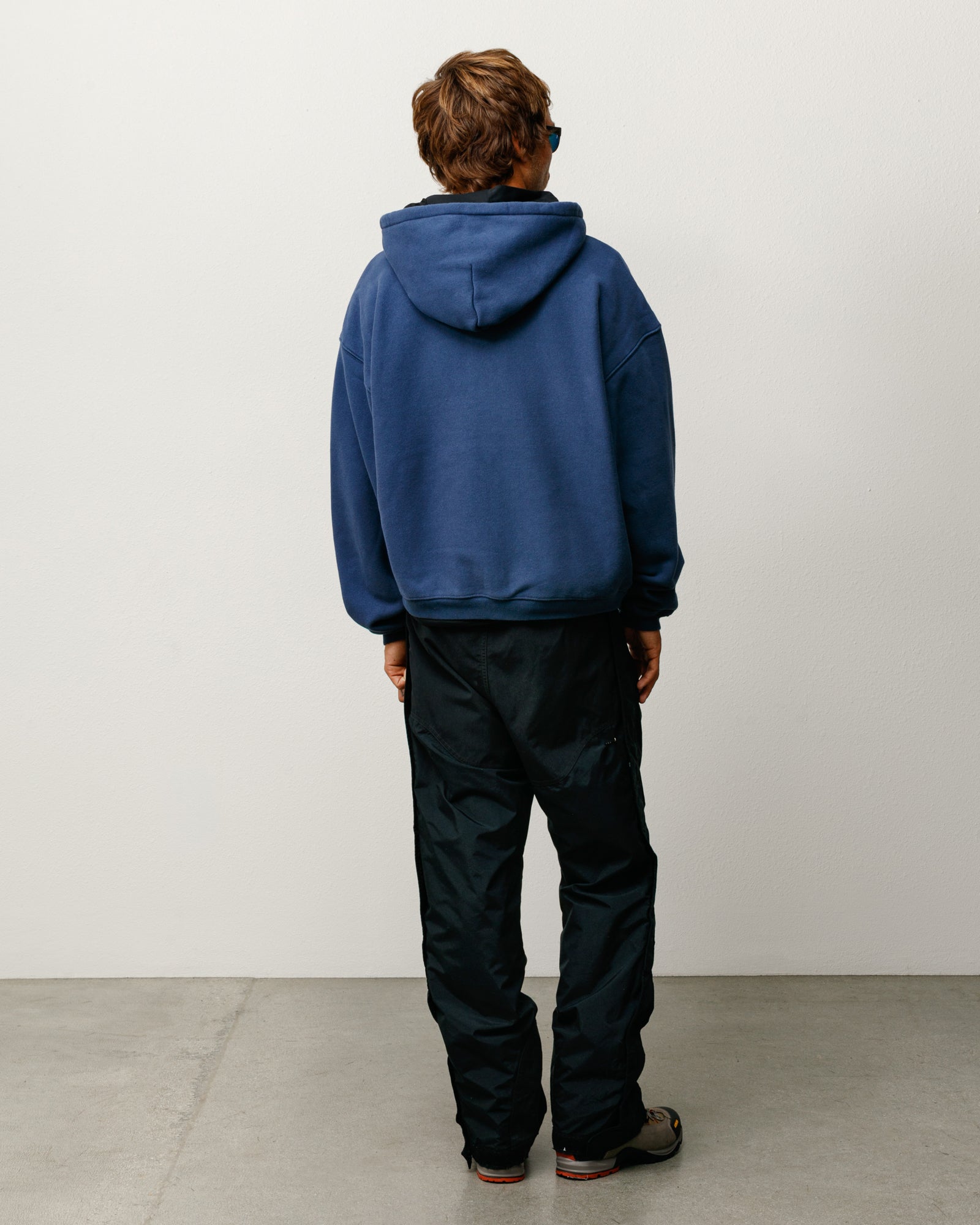 Stussy Zip Sweats Varsity Zip Hoodie felpa navy 535 gsm