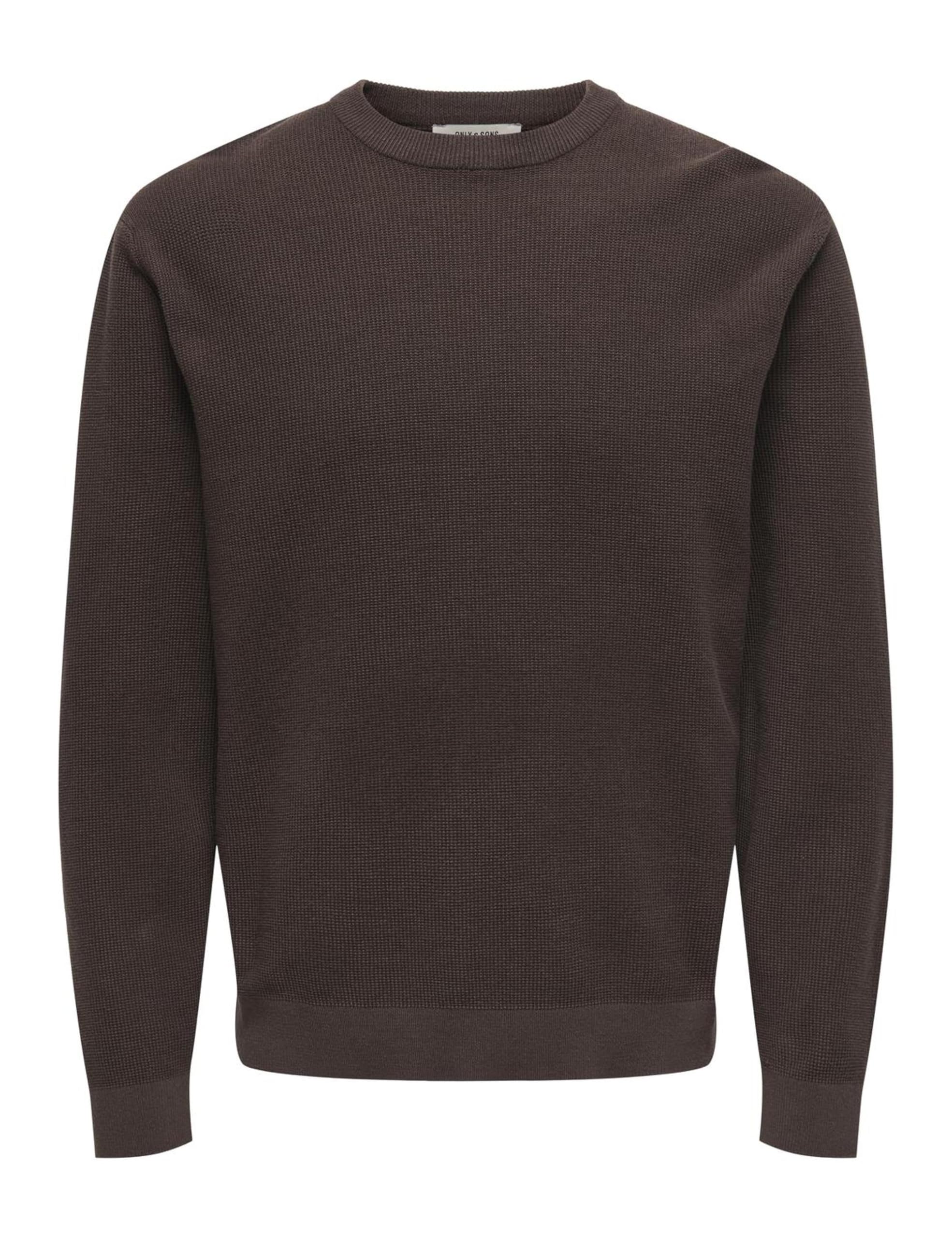 Only & Sons Onstony Pullover Maglione Uomo Nero Girocollo
