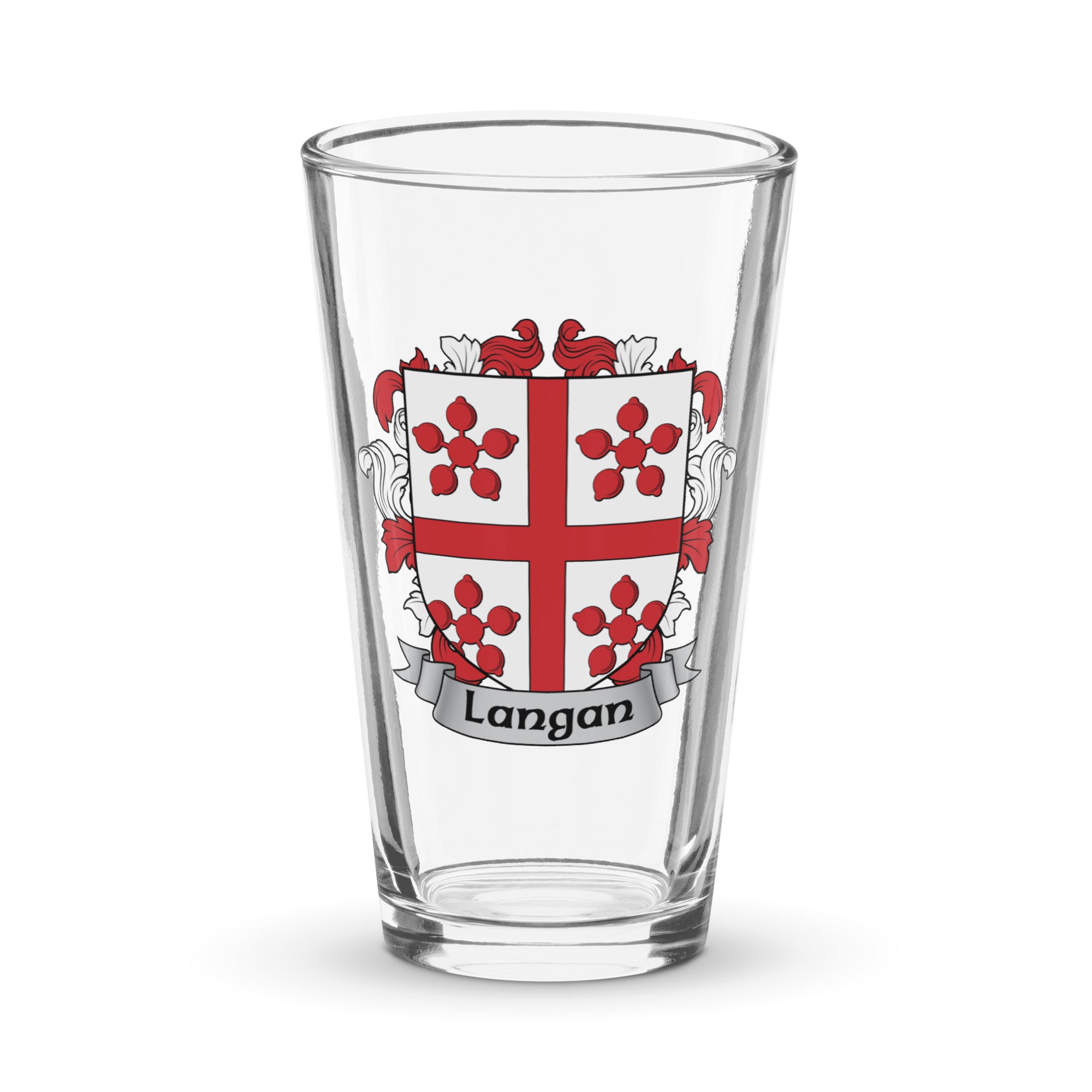 7.62 Design Langan Coat of Arms 16oz Bicchiere Pinta Vetro