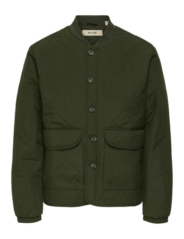Only & Sons Onsanton Giacca Trapuntata Uomo Nero Imbottita