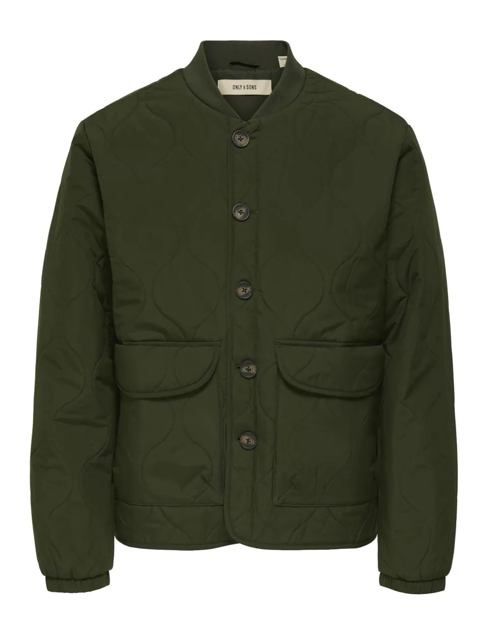 Only & Sons Onsanton Giacca Trapuntata Uomo Nero Imbottita