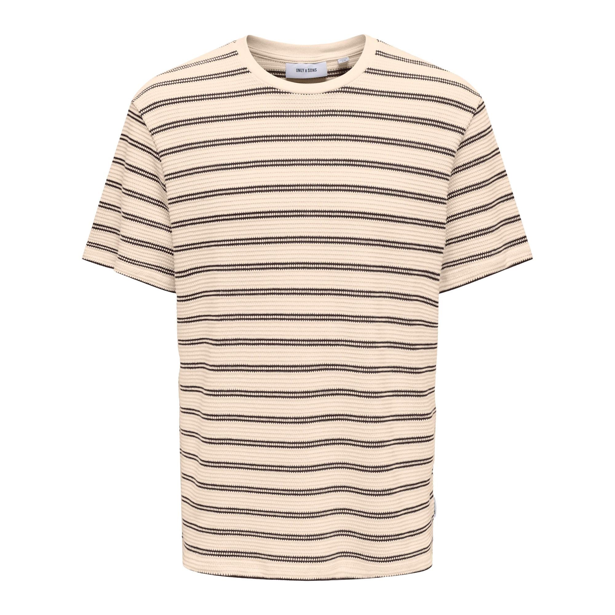 Only & Sons Sian Regular Striped Camicia Uomo Cotone Righe