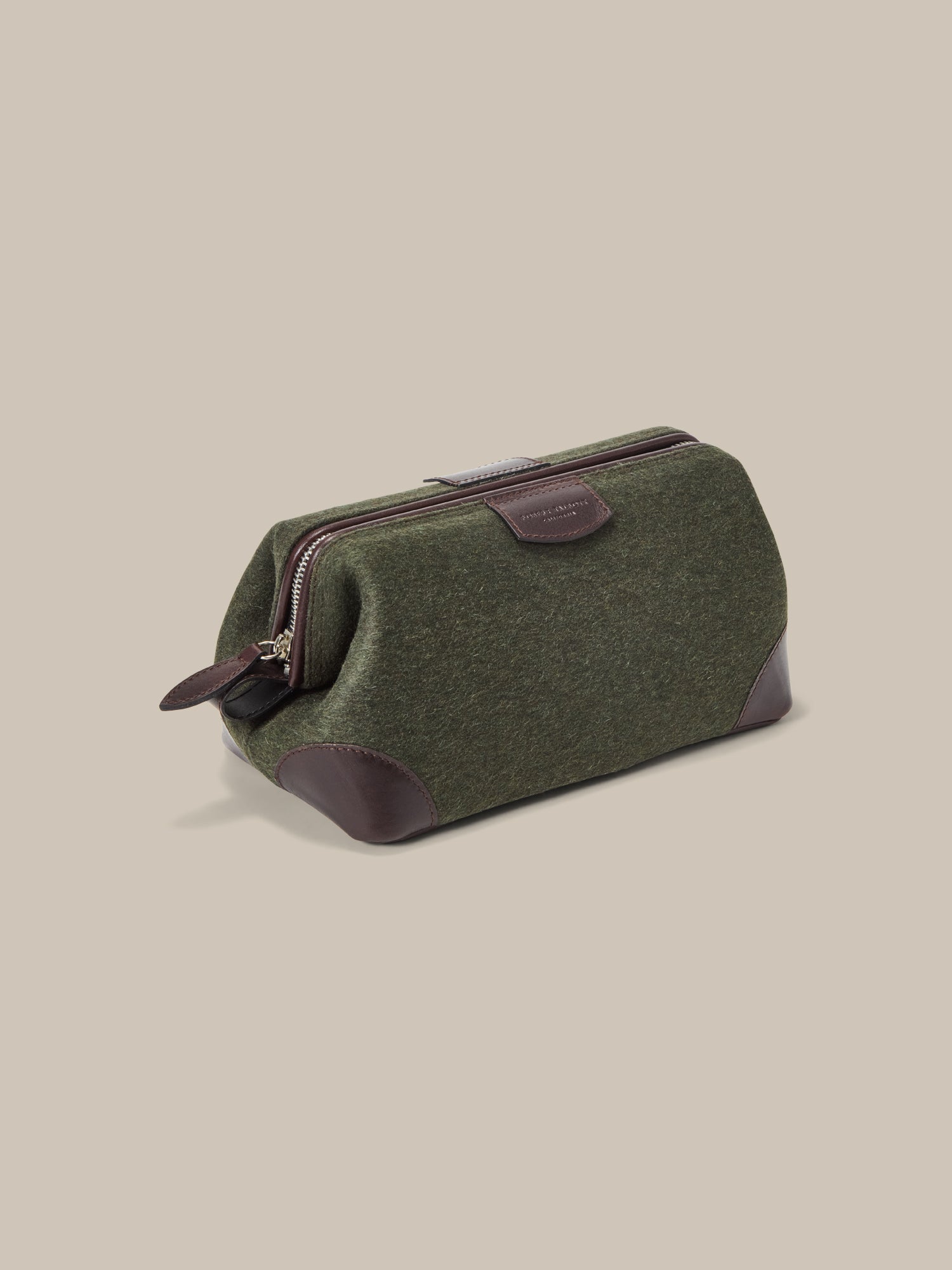 Robert Talbott Simpson Loden Beauty Case Verde Lana