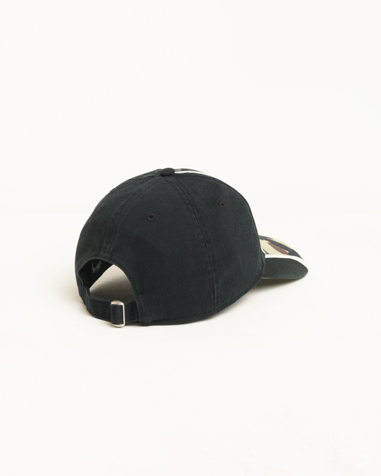 Stussy S Oval Cap cappello cotone Woodland Camo