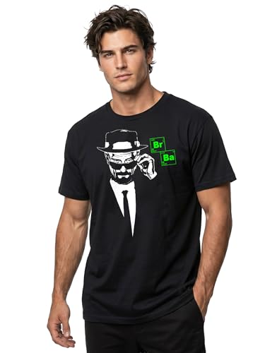 MAKAYA Heisenberg BR BA T-Shirt Uomo L Cotone