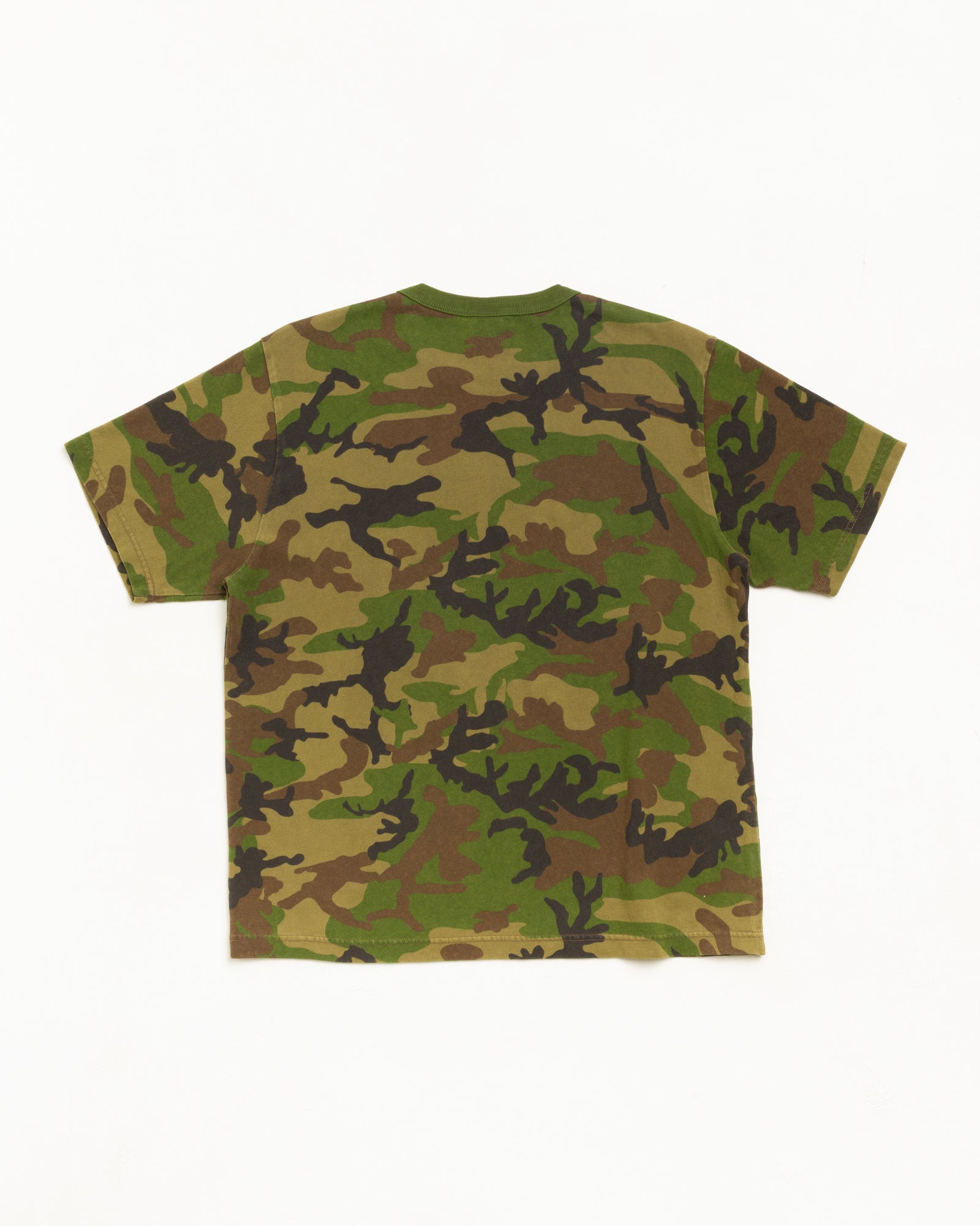 Stussy Kids Tee Maglietta Camo cotone 220gsm maniche corte