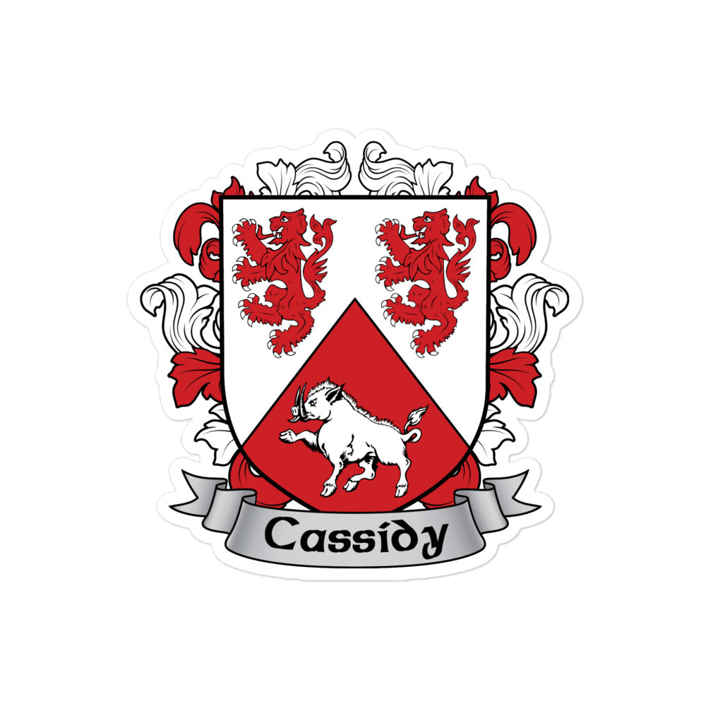 7.62 Design Cassidy sticker vinile 7,6 cm stemma irlandese