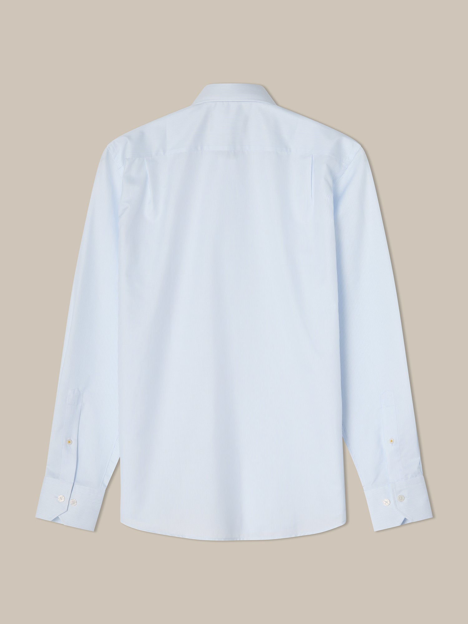 Robert Talbott Reynolds camicia cotone righe azzurre 16.5-L