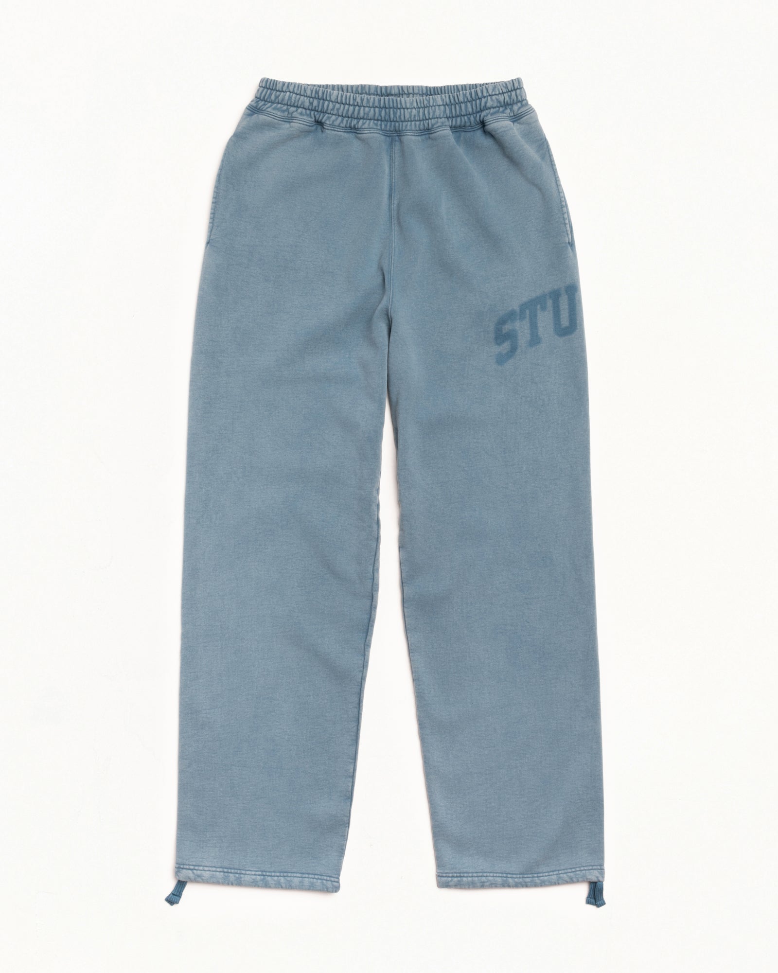 Stussy Faded Graphic Fleece Pant pantalone Washed Navy 500 g/m²