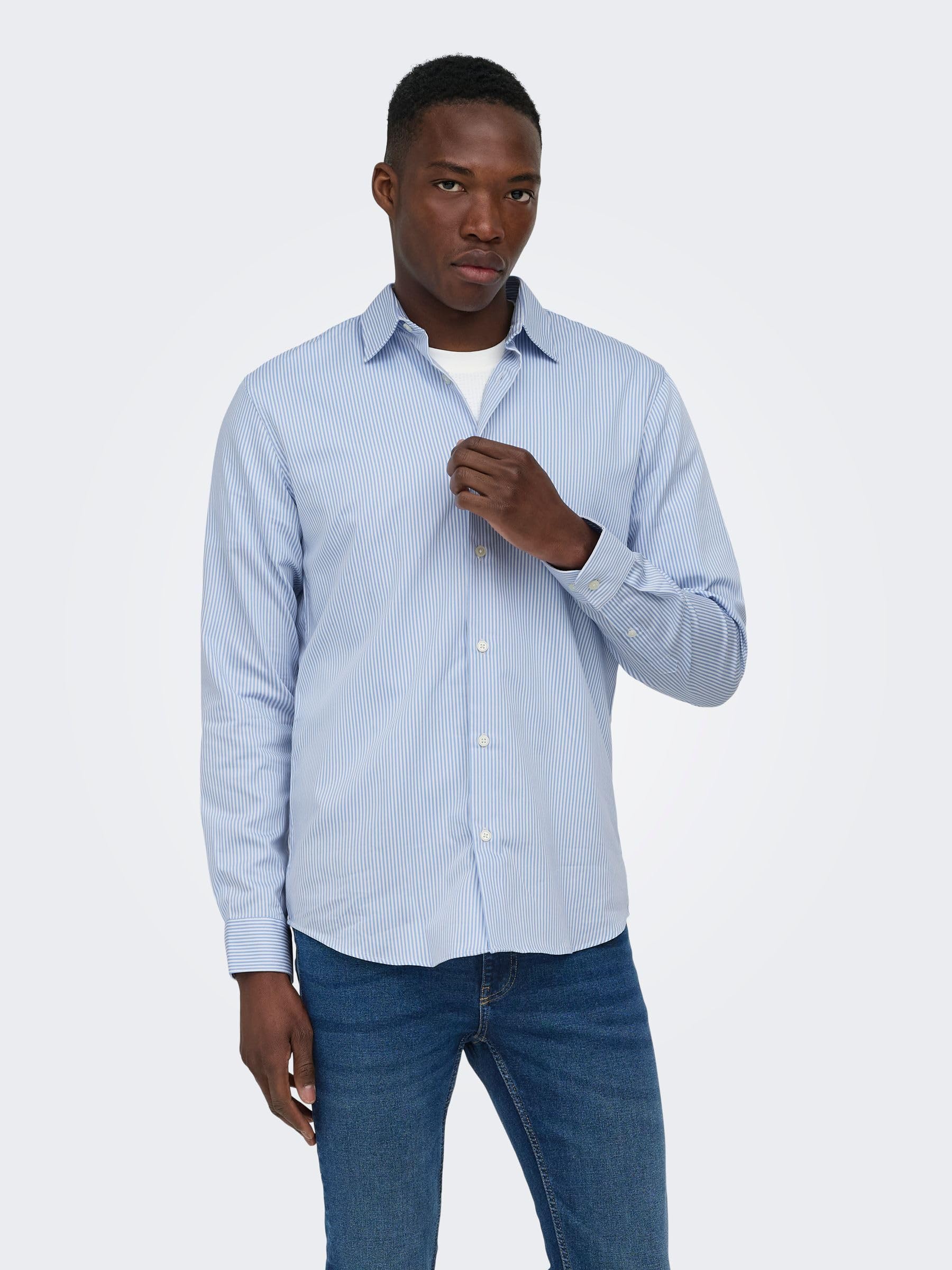 Only & Sons Onsjim Slim Shirt camicia uomo slim formale