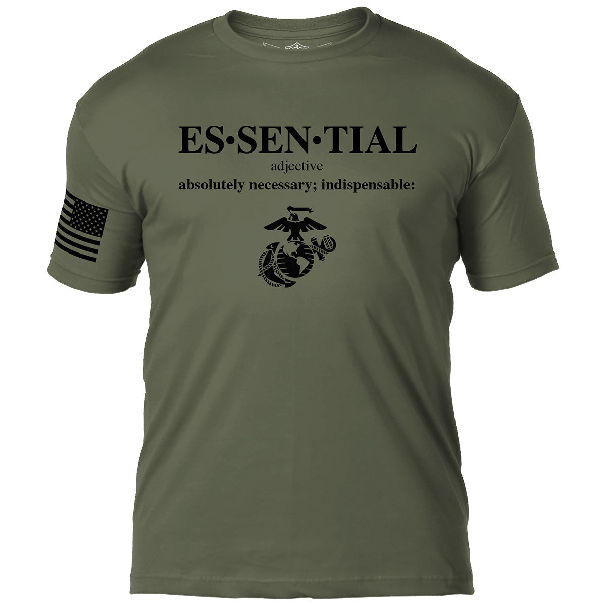 7.62 Design Essential Battlespace T-Shirt uomo nero cotone