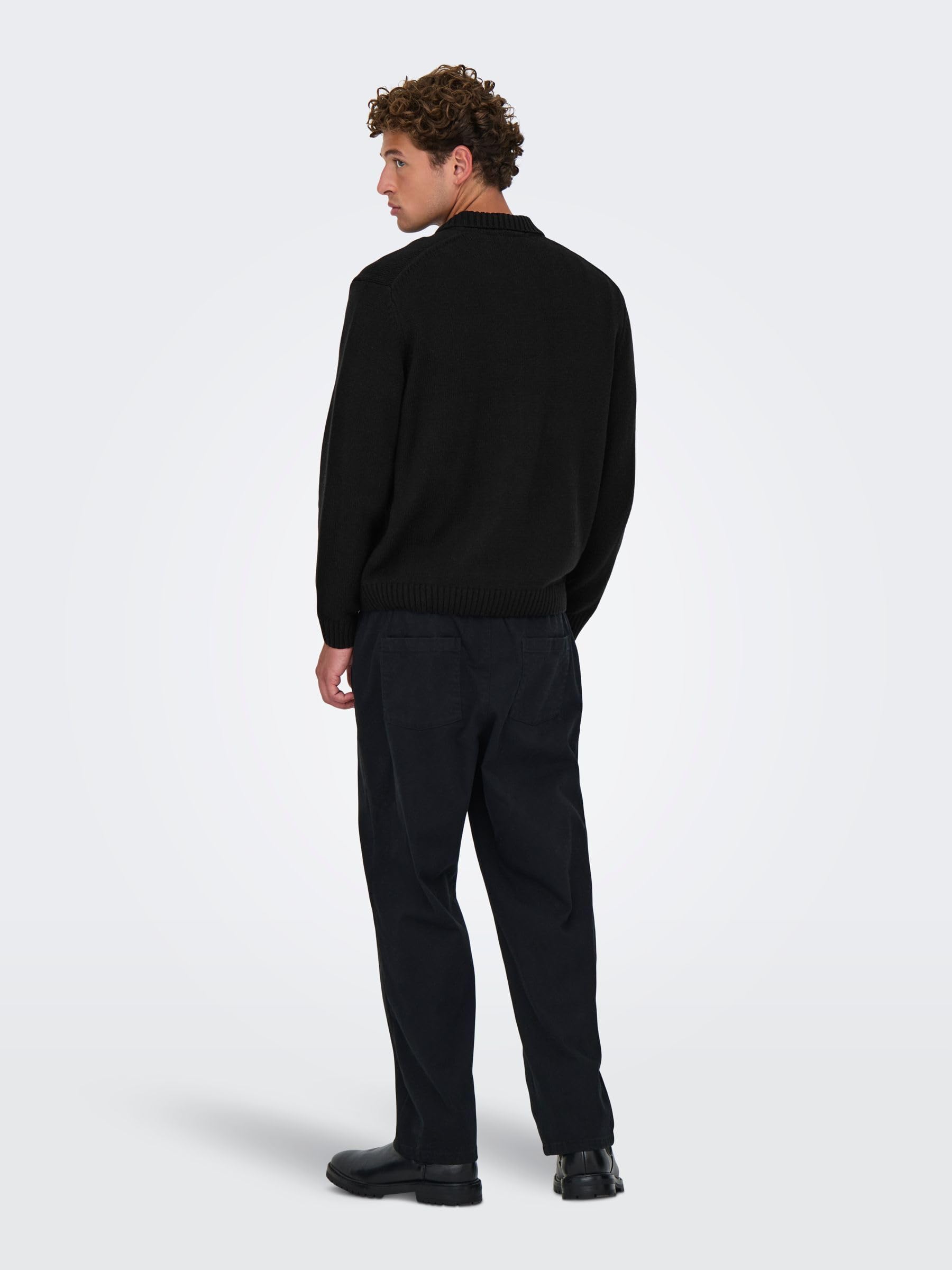 Only & Sons Onsjacob Cardigan Uomo Blu Notte Bottoni