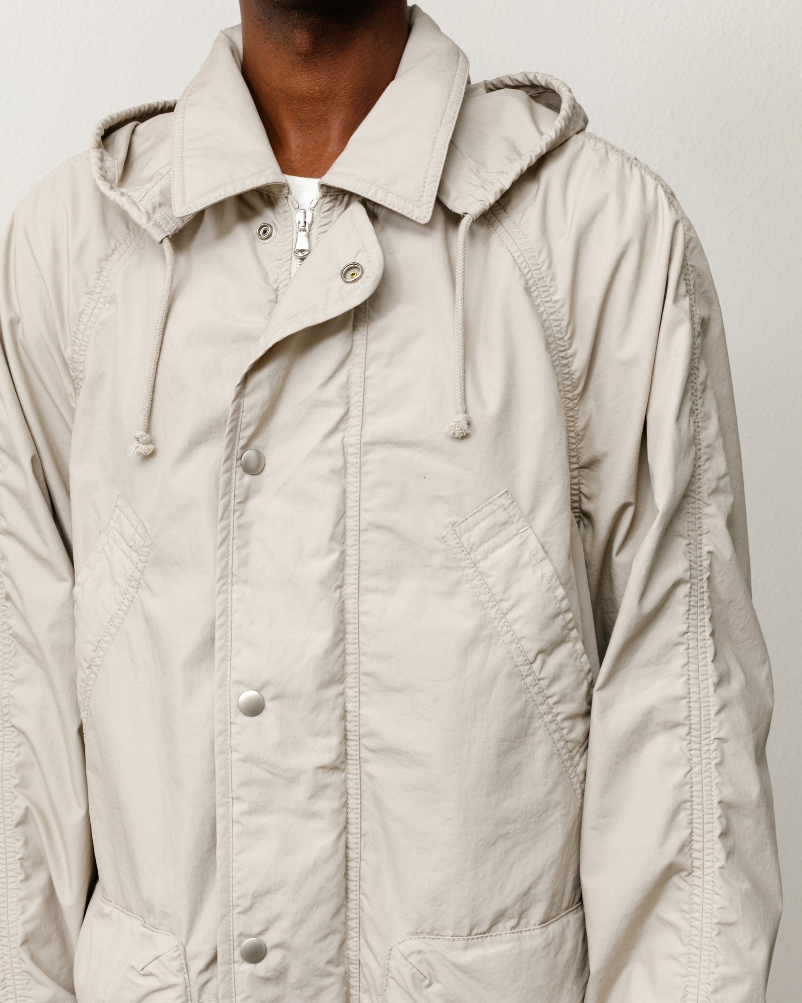 Stussy Lightweight Field Parka parka Stone cotone