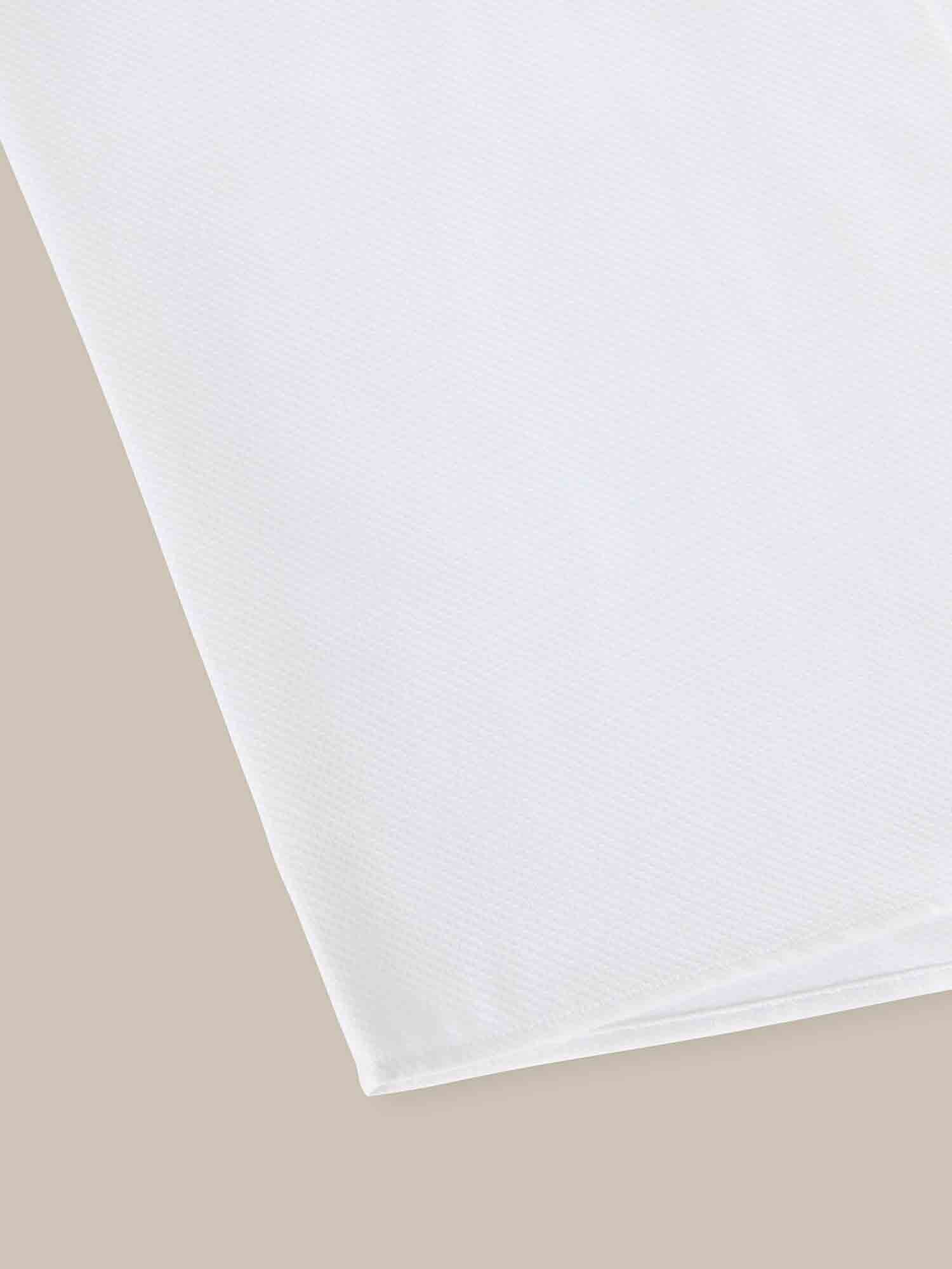 Robert Talbott Harrison camicia piqué cotone bianco