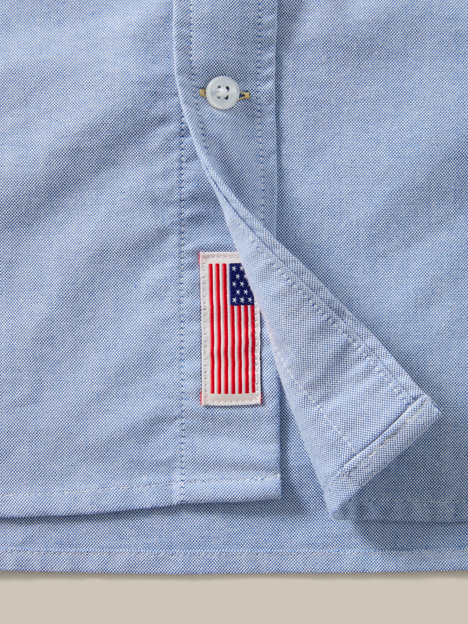 Robert Talbott George Oxford Button Down camicia cotone blu