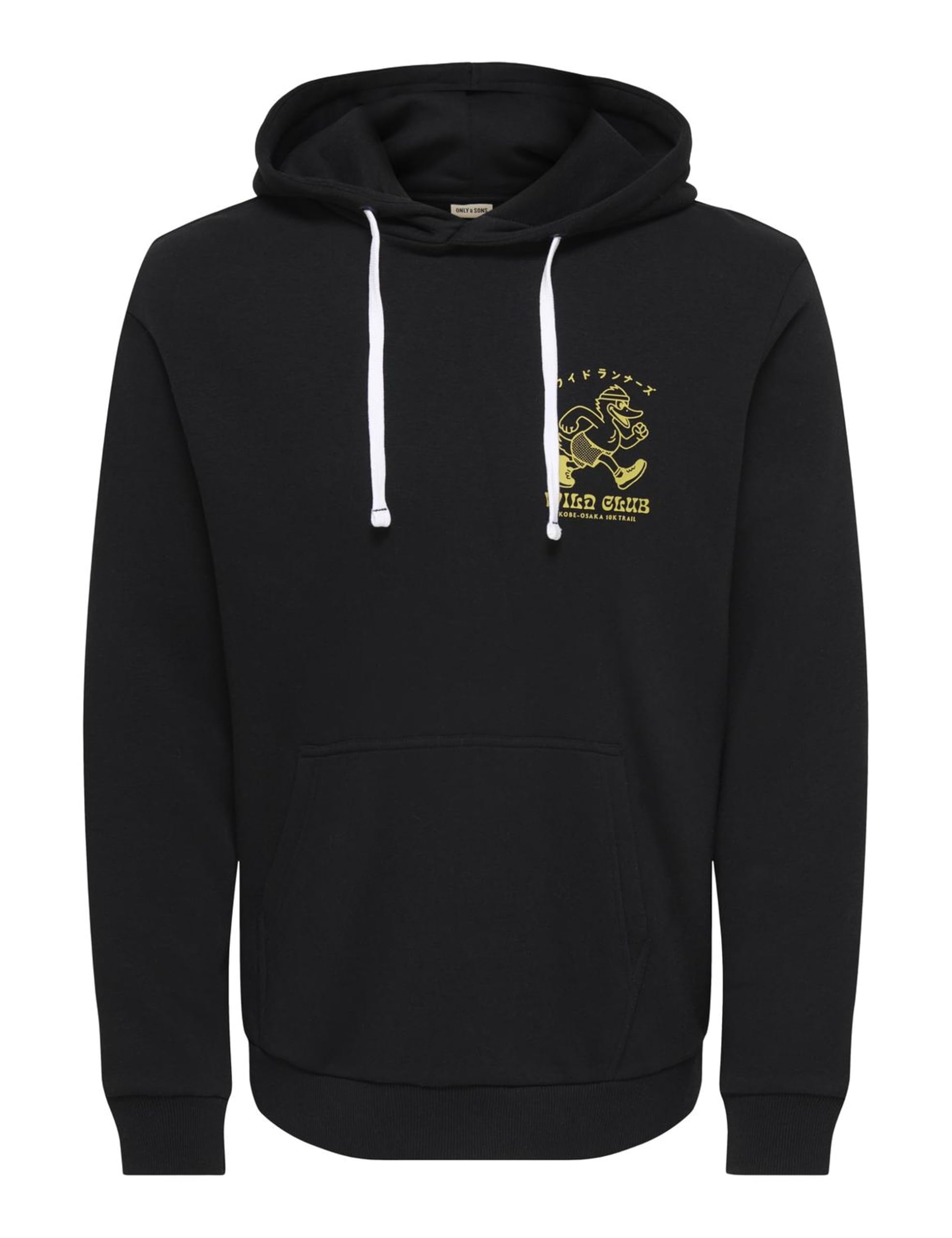 ONLY & SONS Onsceres Felpa Uomo Nero Girocollo