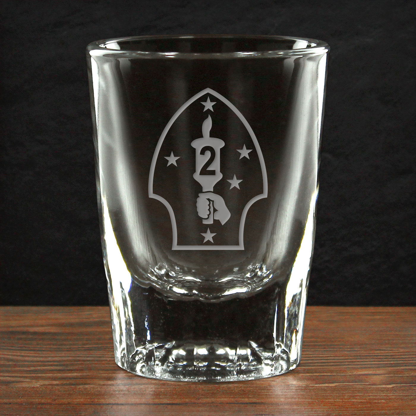 7.62 Design USMC EGA bicchierino shot 1.5oz vetro inciso