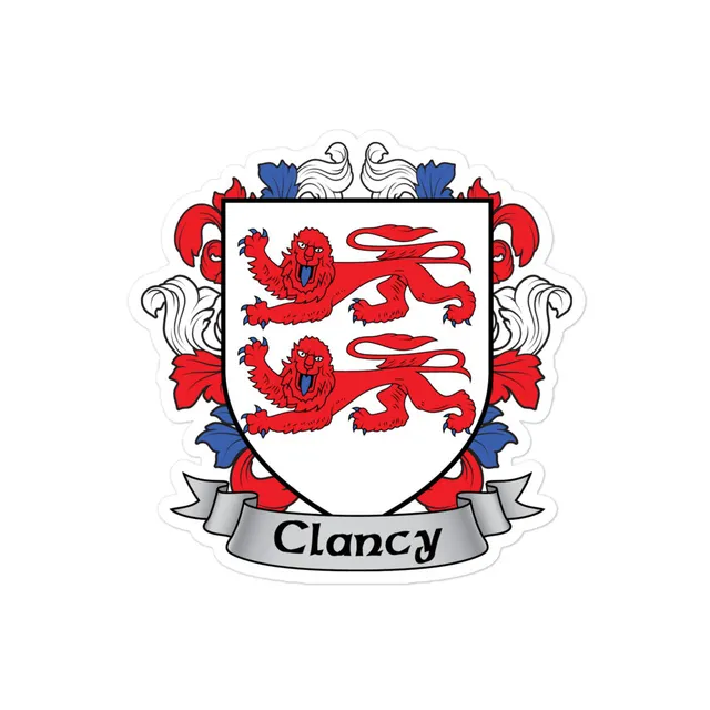 7.62 Design Automotive Clancy Irish Coat of Arms sticker vinile 3"x3"