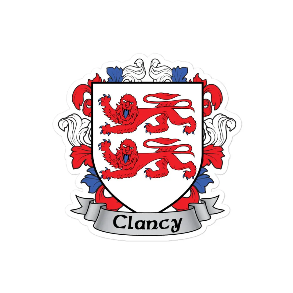 7.62 Design Automotive Clancy Irish Coat of Arms sticker vinile 3"x3"