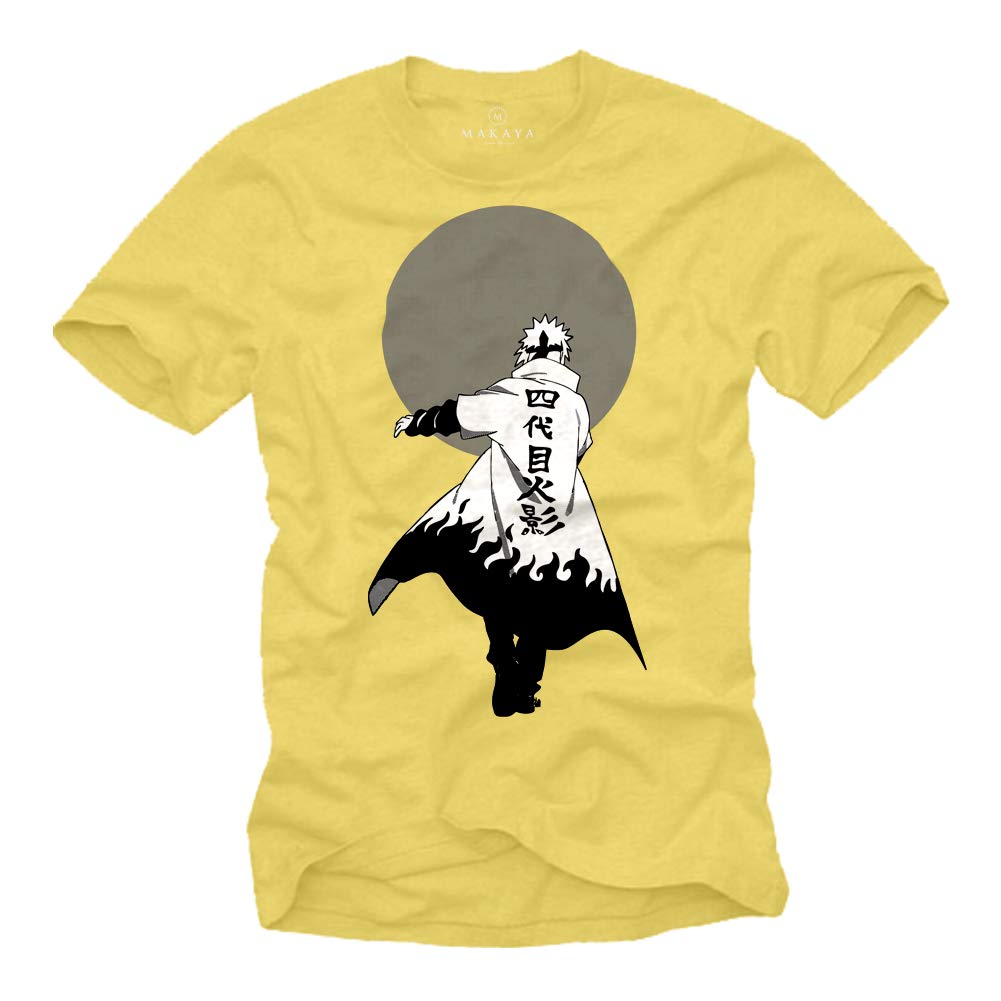 MAKAYA T-Shirt Uomo Ninja maglietta XXL 100% cotone