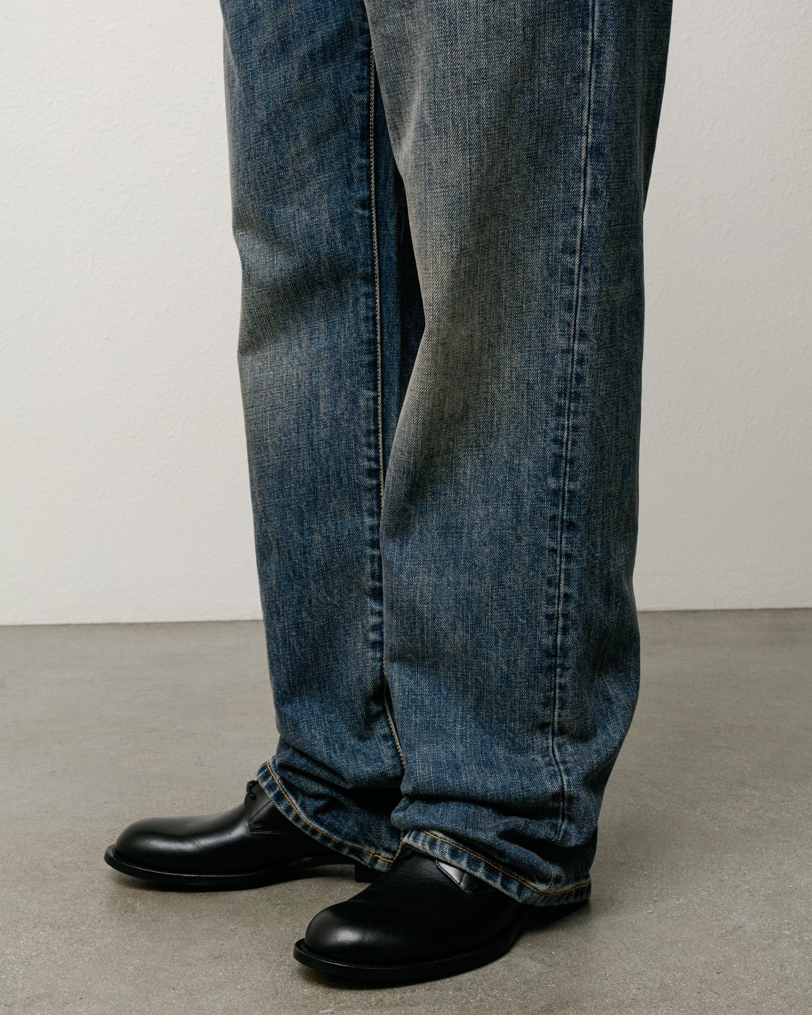 Stussy Pants New Classic Jean Slub Denim jeans blue cotone