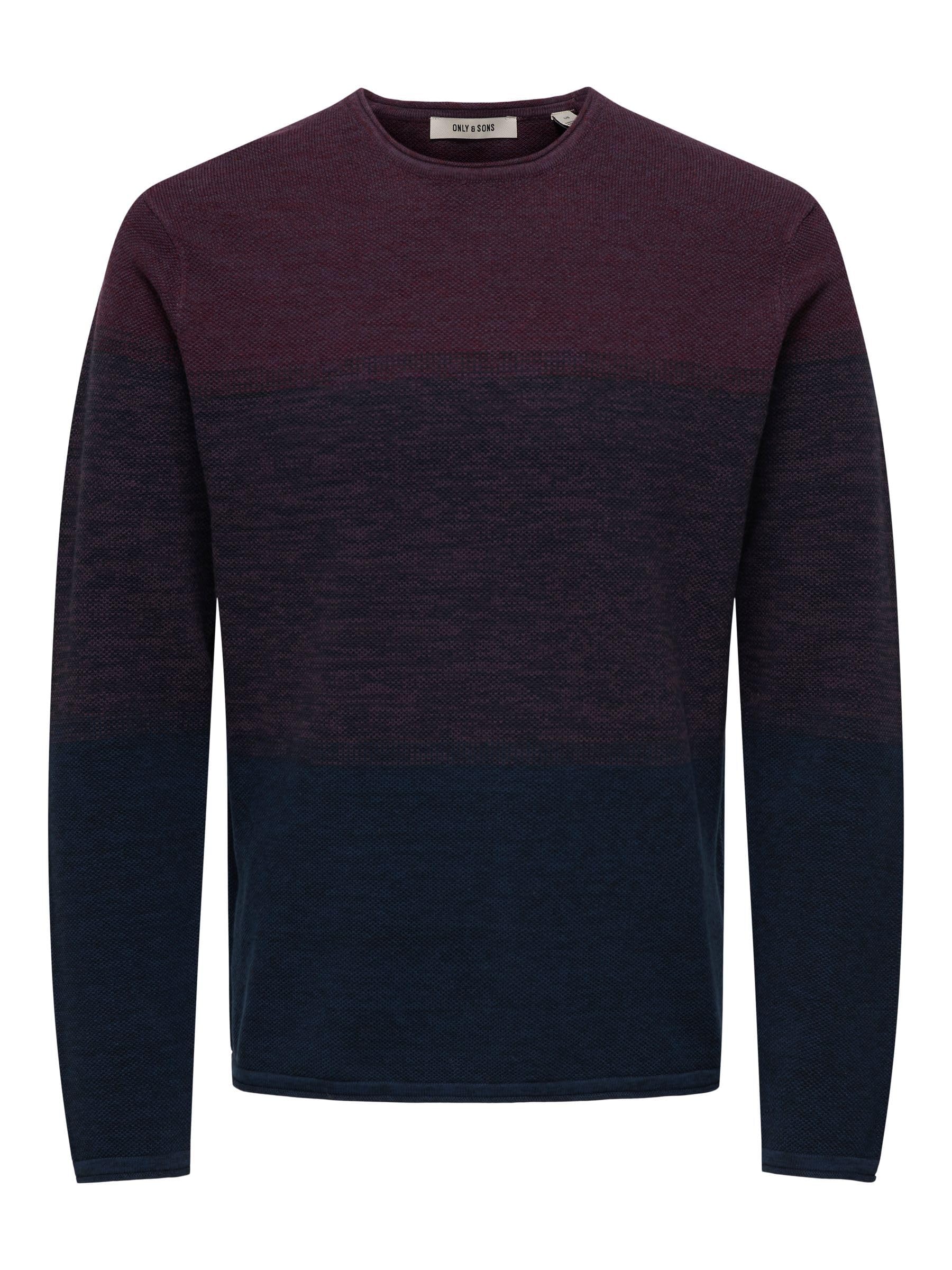 Only & Sons Onsfelix maglione uomo Port Royale girocollo