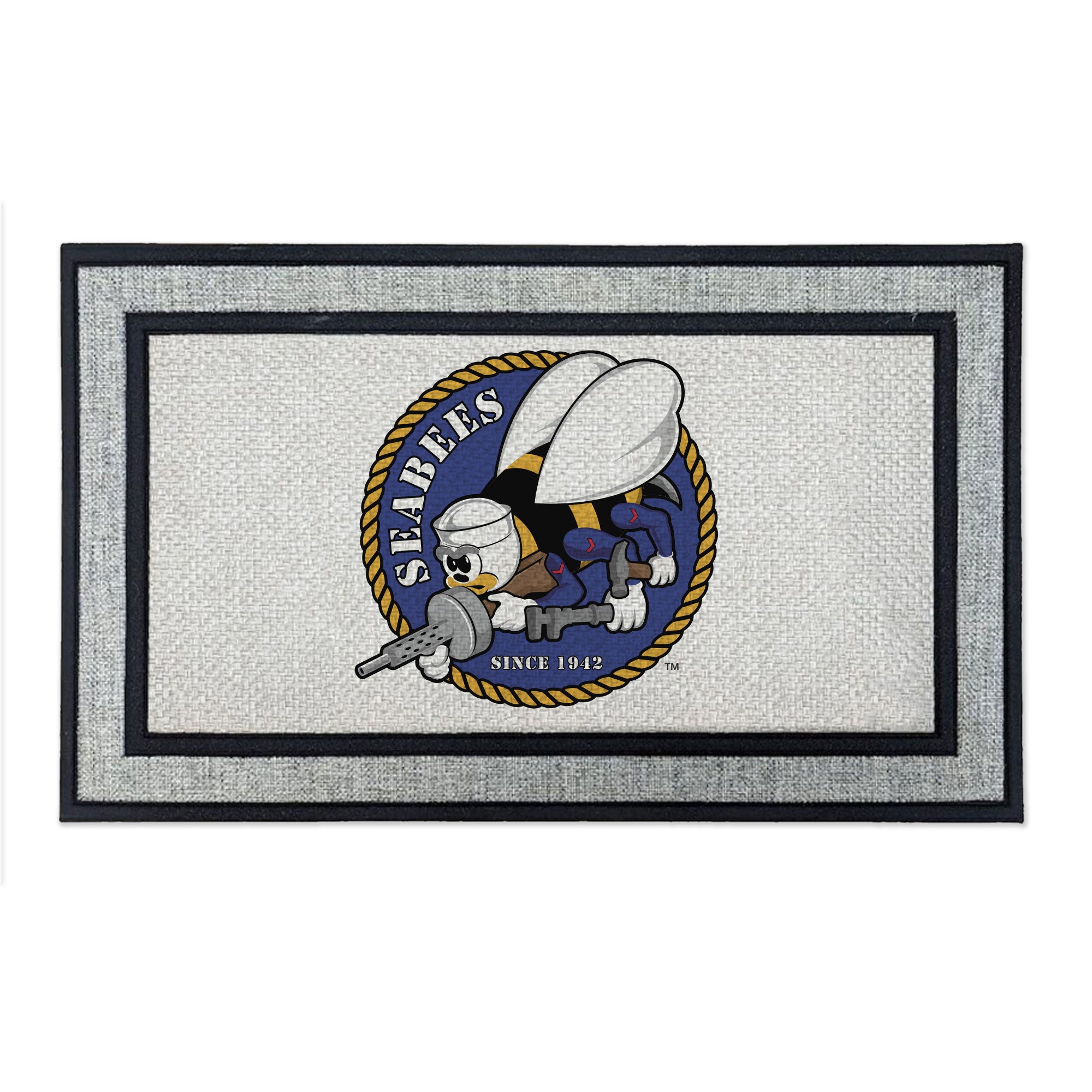 7.62 Design Seabees zerbino esterno 46x76 cm grigio antiscivolo
