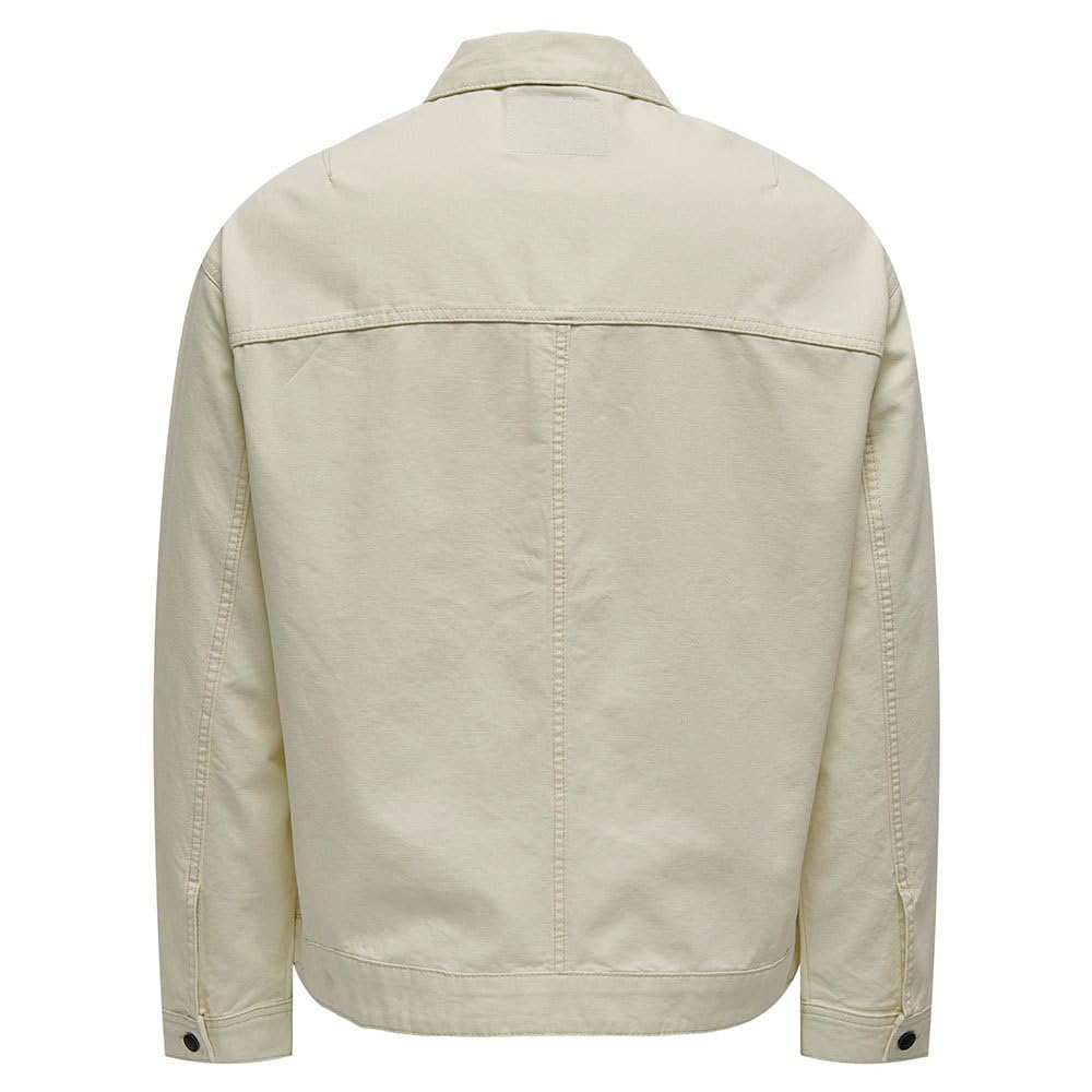 ONLY & SONS End Ovz 4470 Giacca Uomo Canvas Taglia XL Leggera