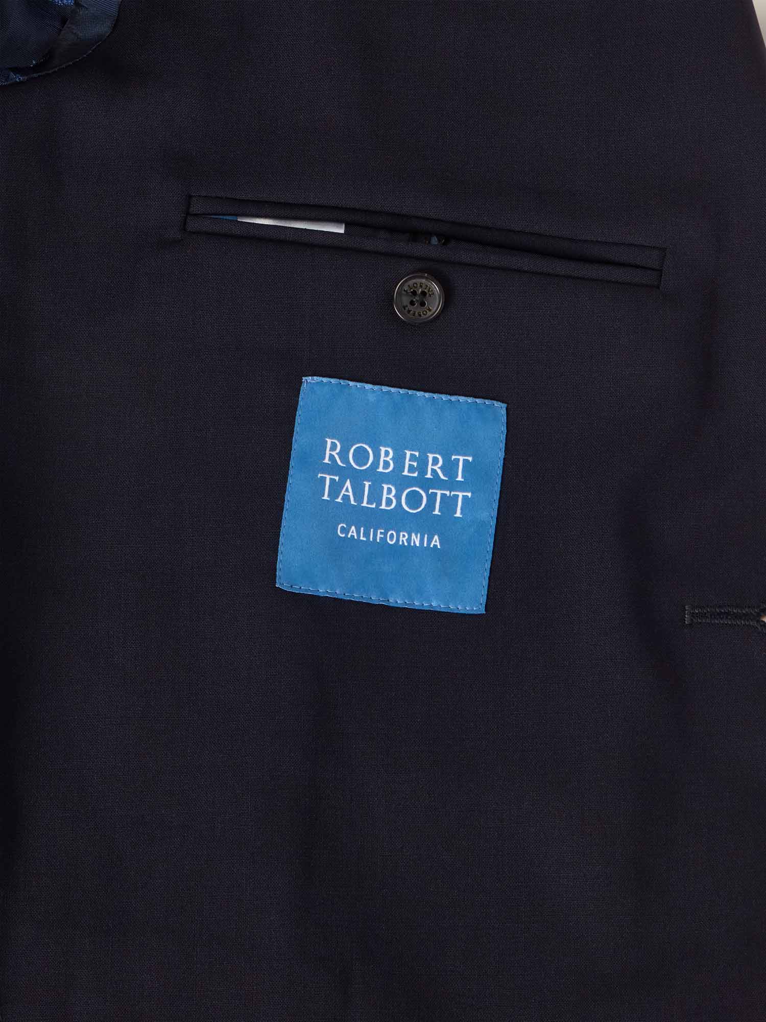 Robert Talbott Stewart Blazer Lana Tech Navy Monopetto