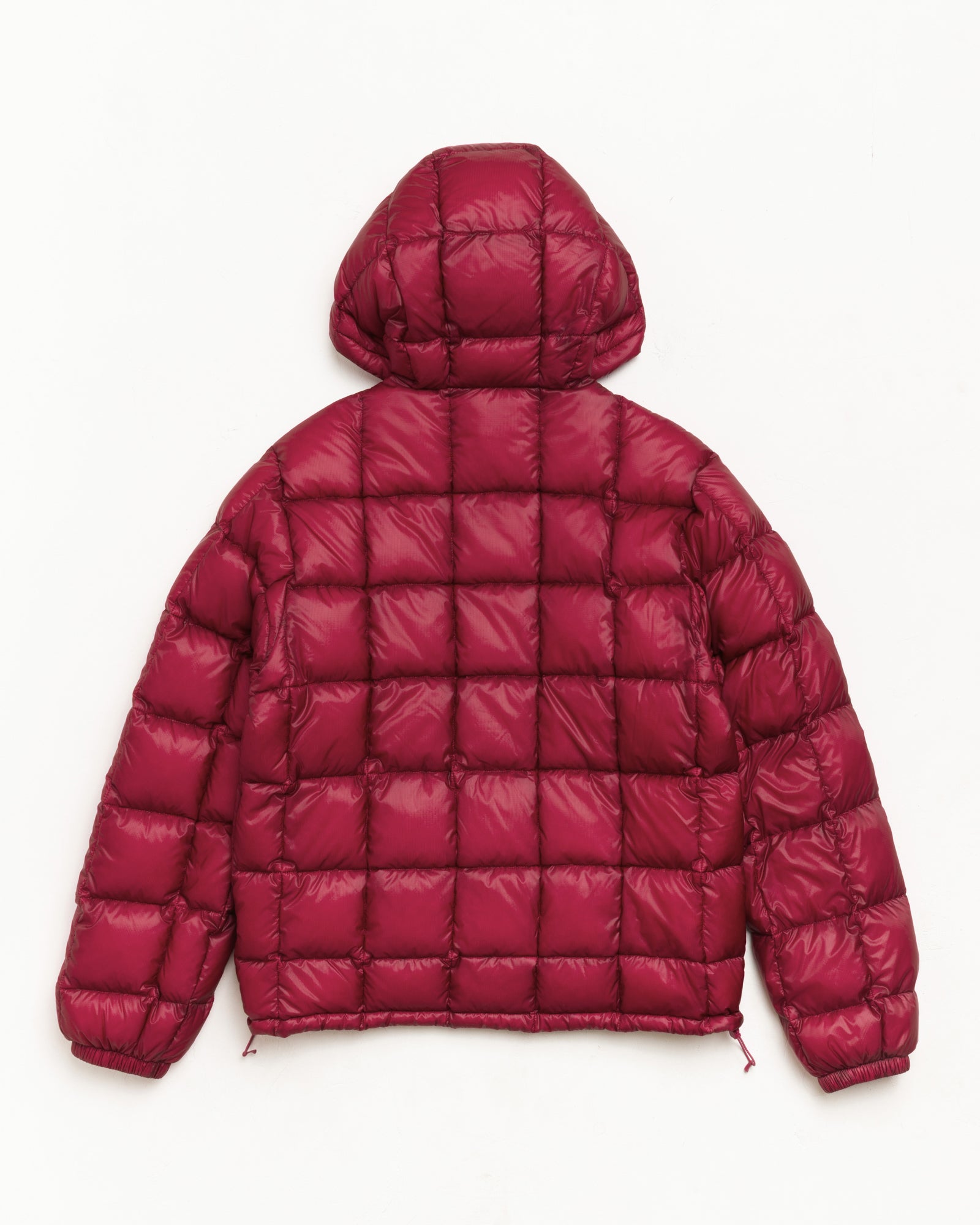 Stussy Midweight Hooded Puffer piumino Fuchsia 600-fill nylon