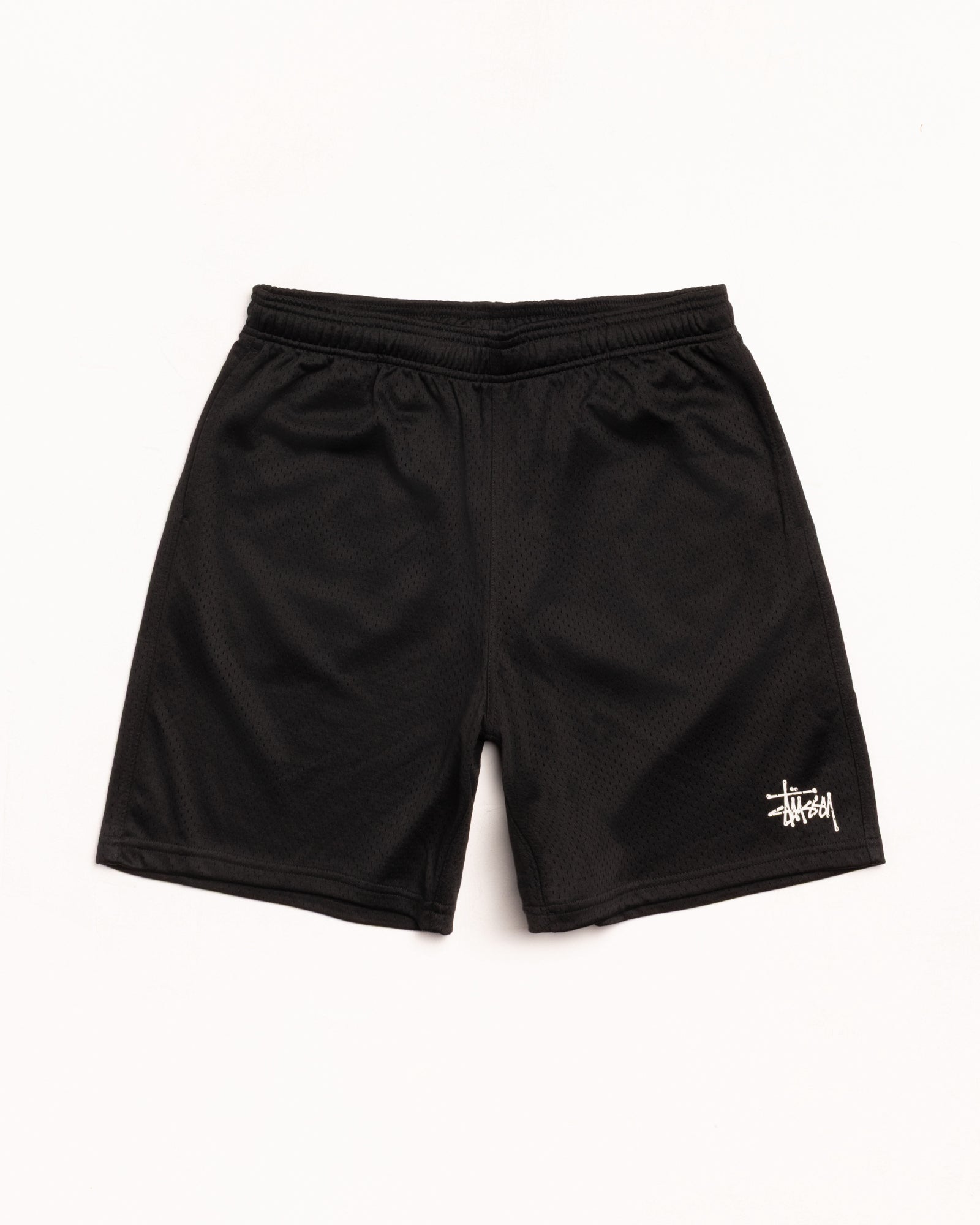 Stussy Basic Mesh Short pantaloncini neri poliestere