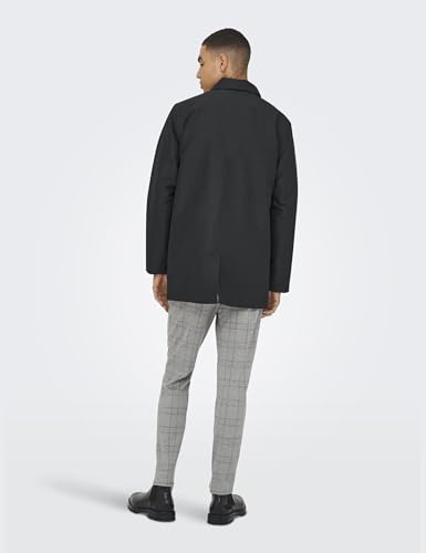 Only & Sons Onshall Coat Cappotto Uomo Nero Taglia S