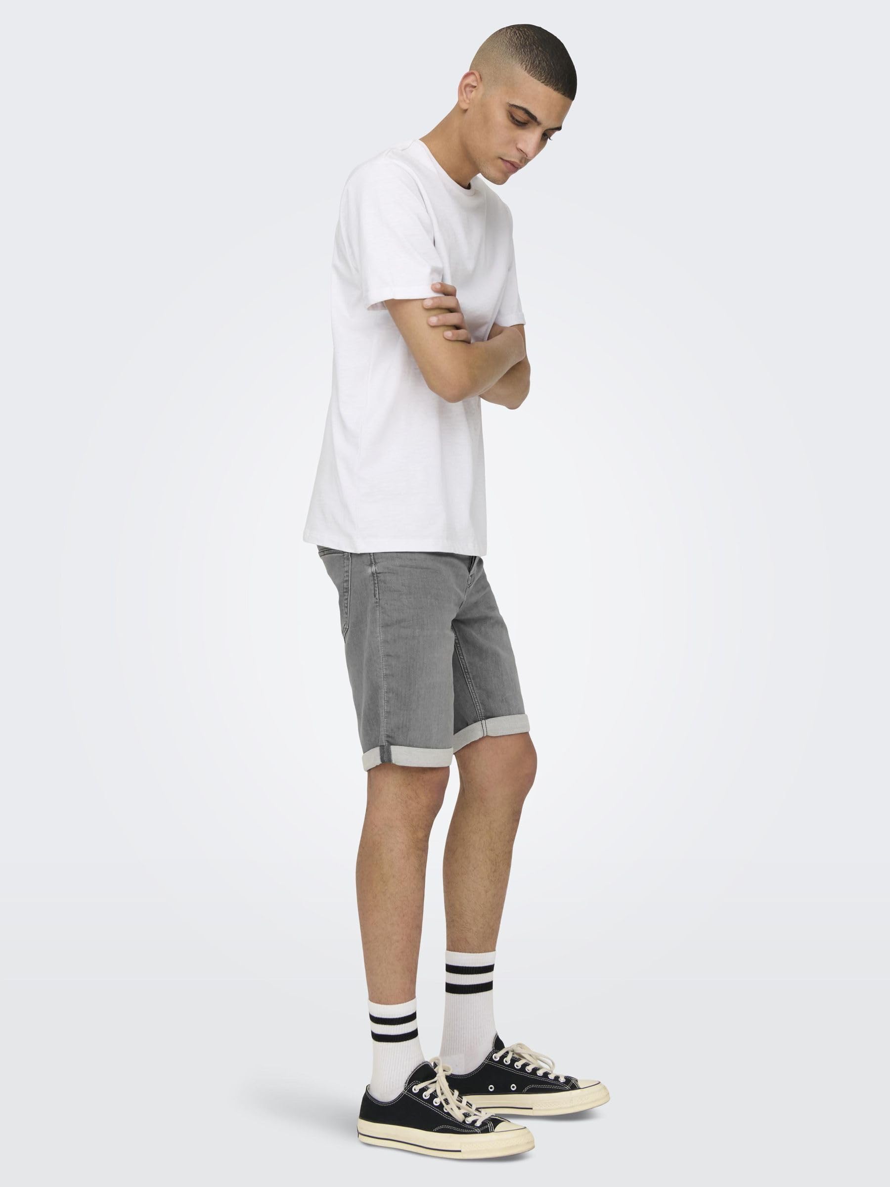 ONLY & SONS Ply Shorts Denim Blu Vita Media