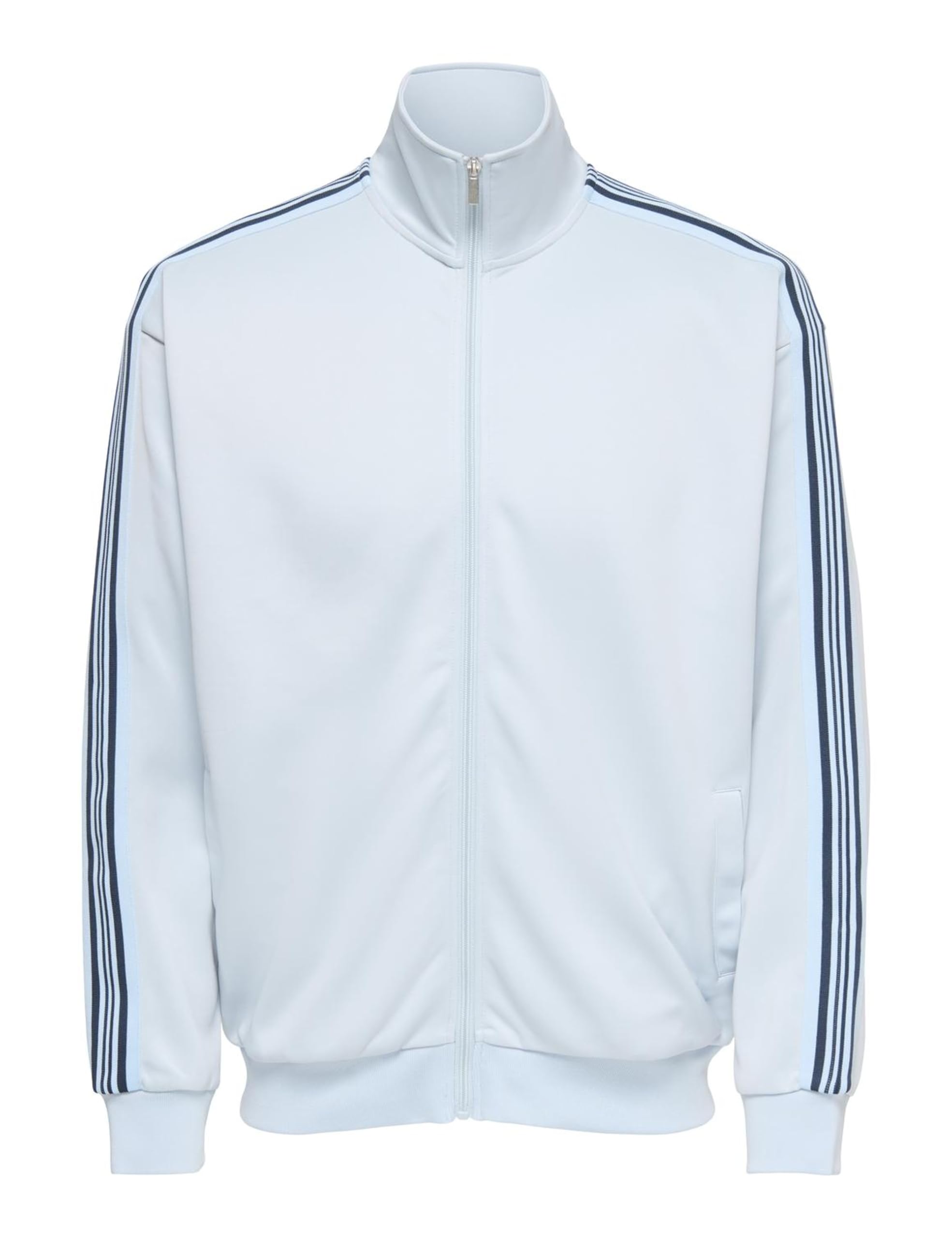 Only & Sons Onsriber RLX LS Zip Stripe Track Sweat Felpa Nero L